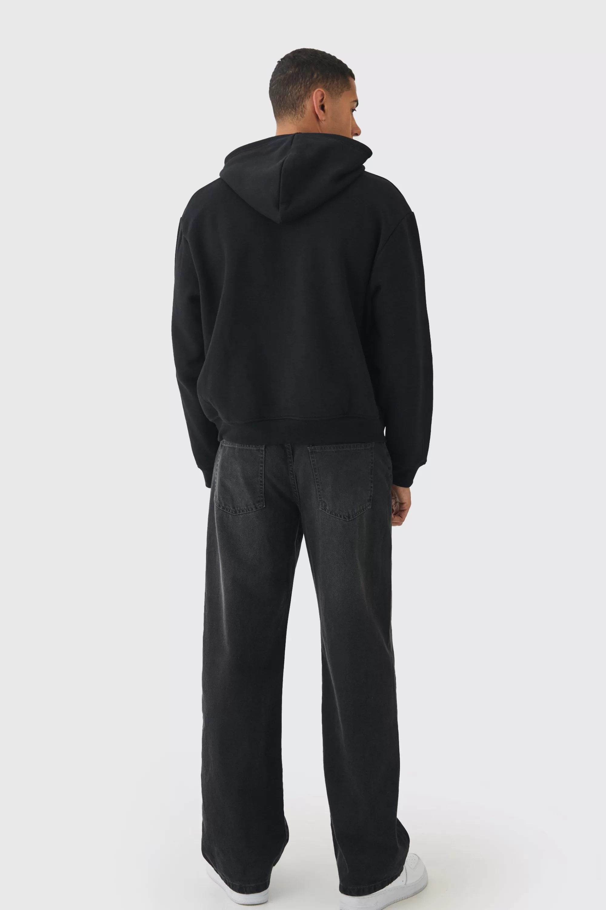 boohooMAN 330GSM Oversized Boxy Limited Edition Hoodie | UK