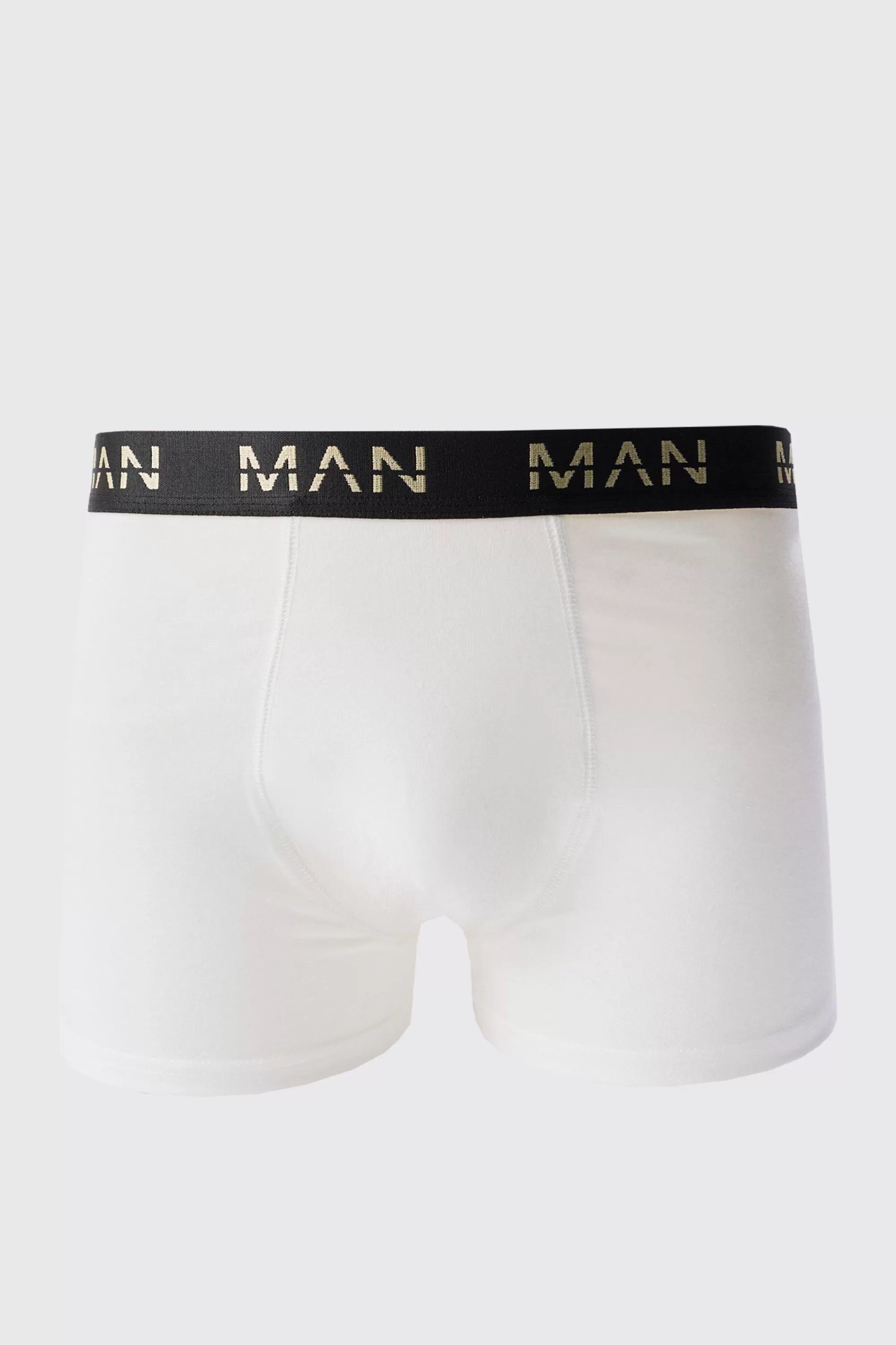 boohooMAN 3 Pack Gold Man Dash Boxers In | UK
