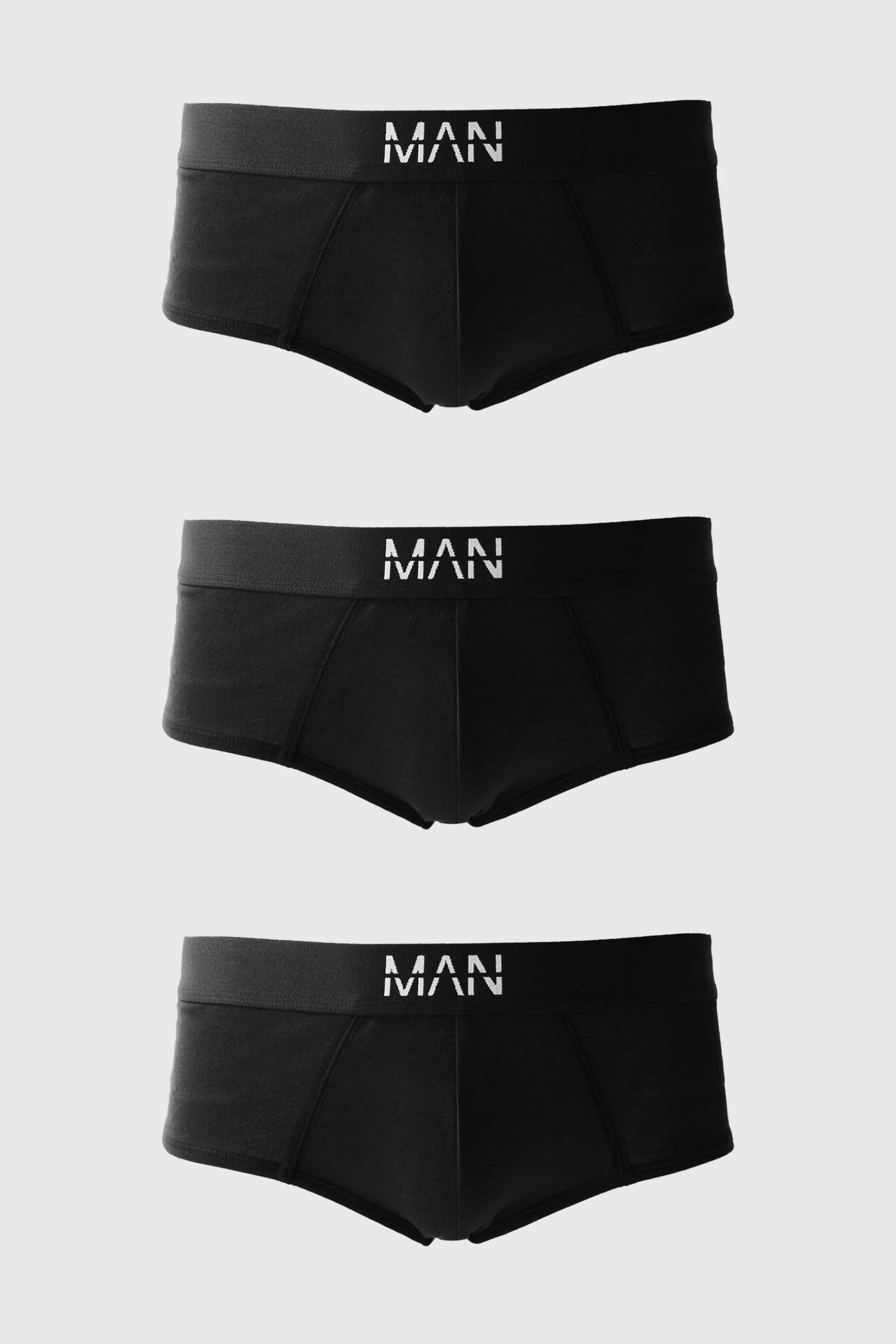 boohooMAN 3 Pack Man Dash Briefs | UK