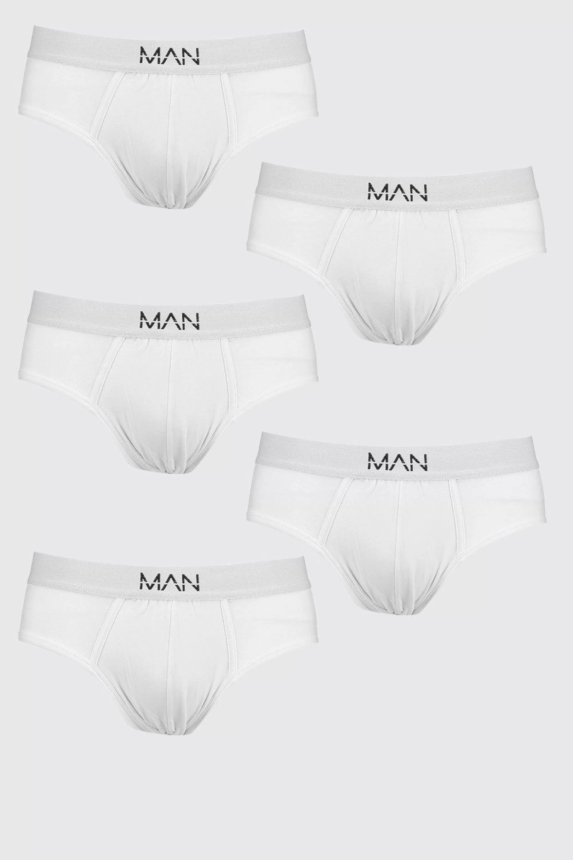 boohooMAN 5 Pack MAN Dash Briefs | UK