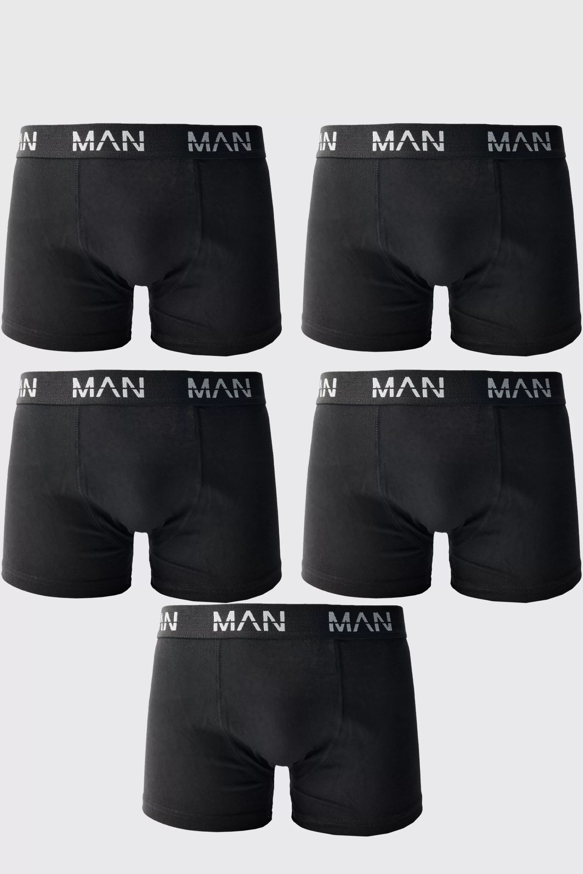 boohooMAN 5 Pack Man Trunks | UK