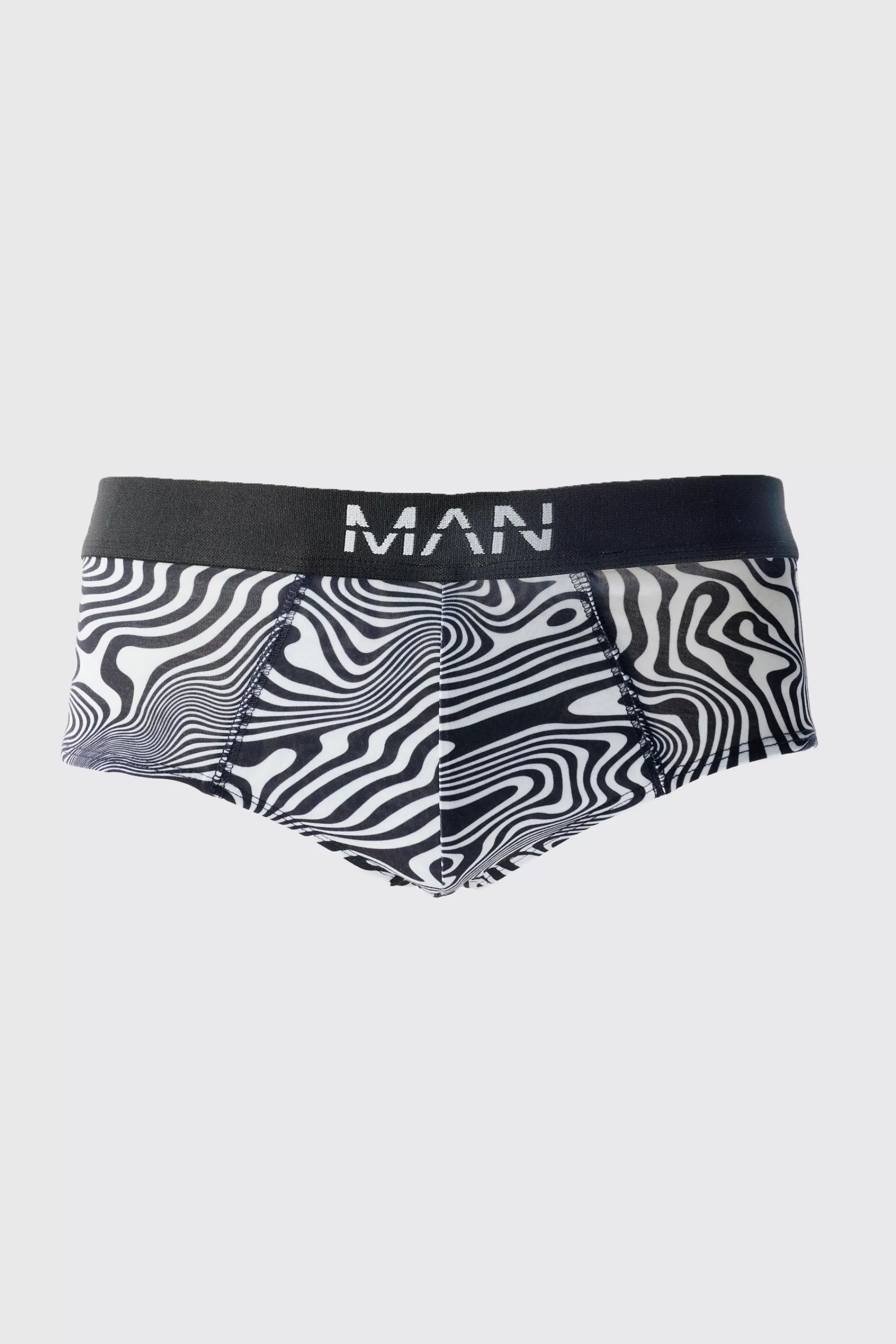 boohooMAN Abstract Print Briefs | UK