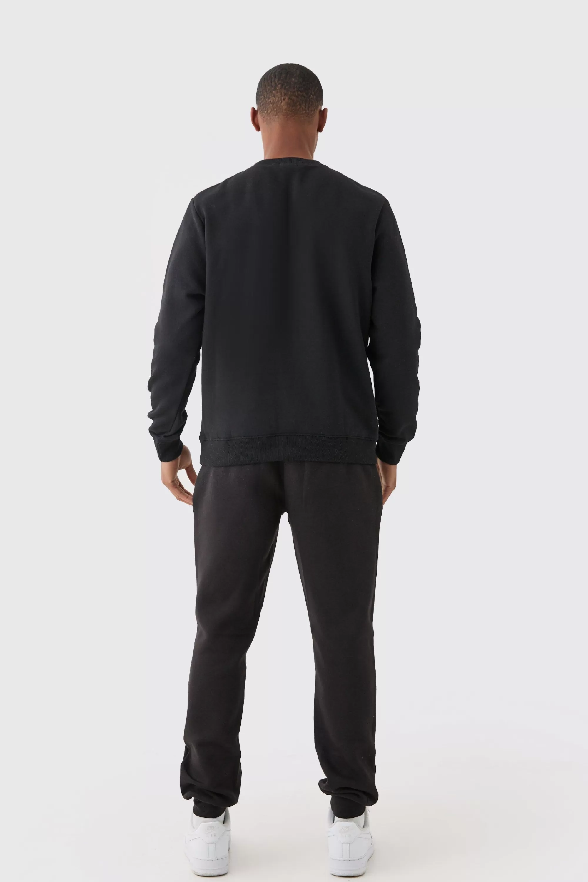 boohooMAN Basic Crew Neck Sweatshirt | UK