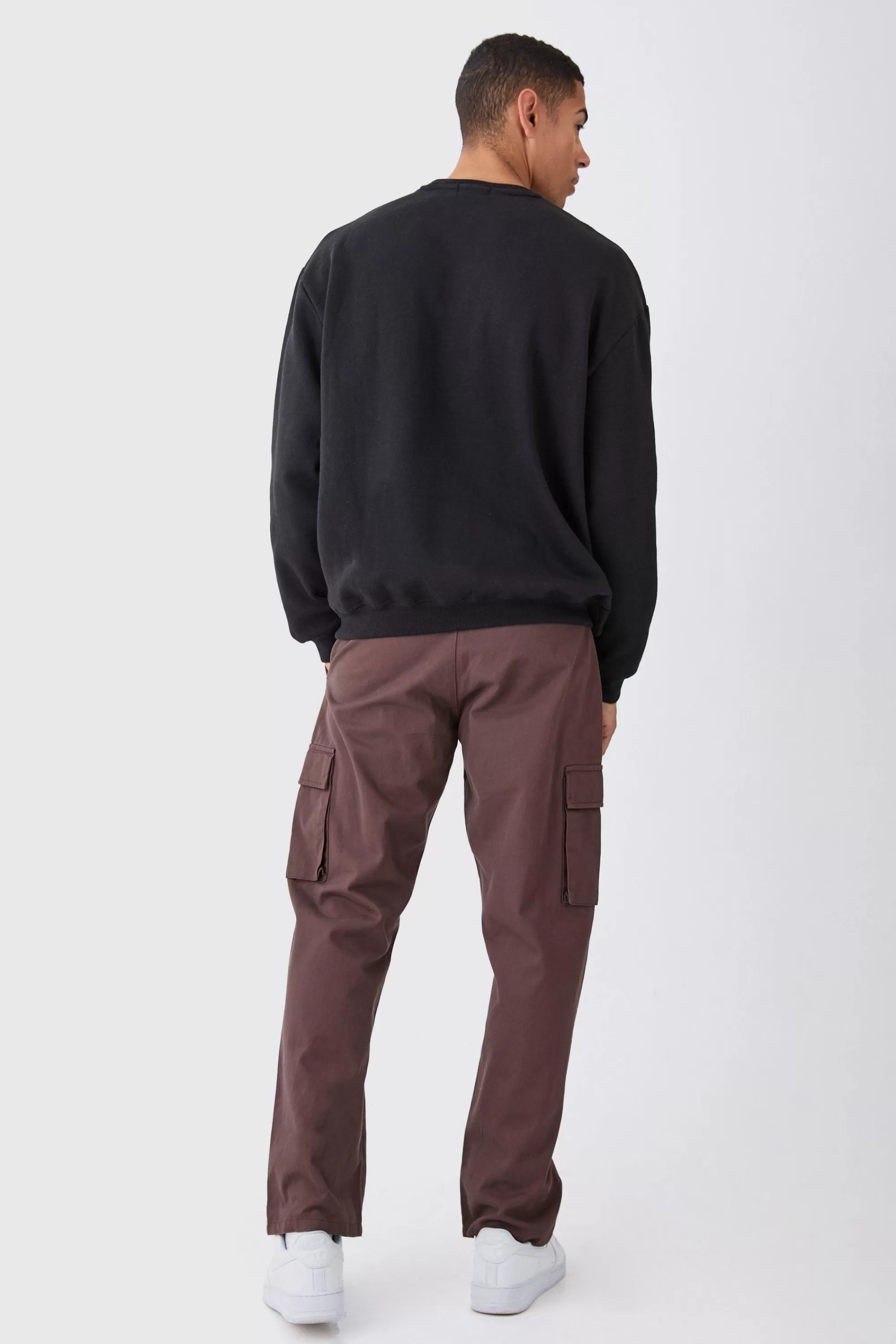 boohooMAN Basic Oversized Sweatshirt | UK