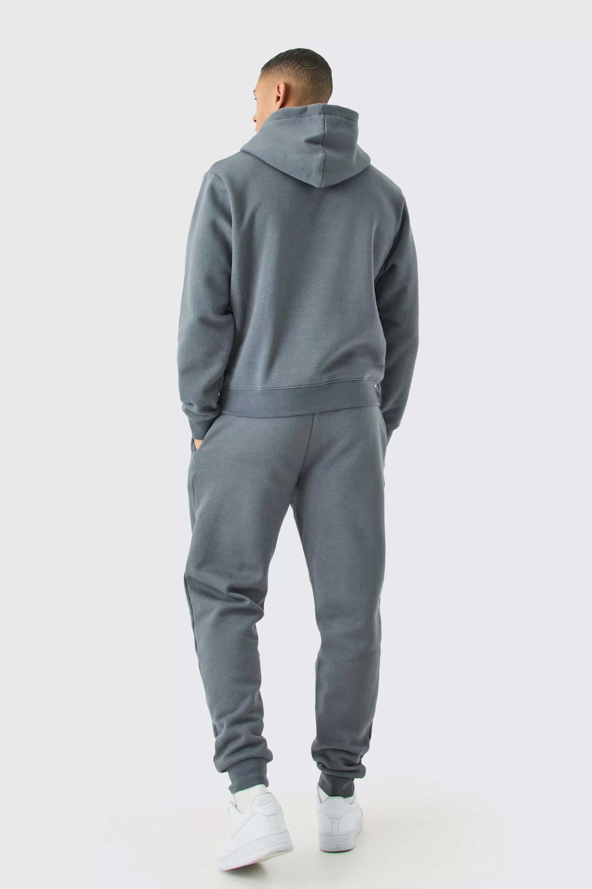 boohooMAN Boxy Hooded Tracksuit | UK