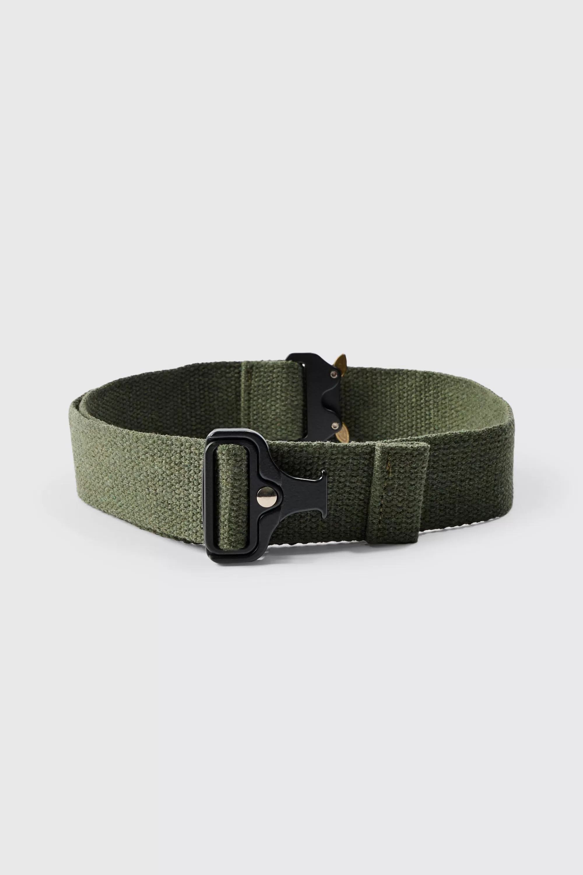 boohooMAN Buckle Detail Belt In | UK