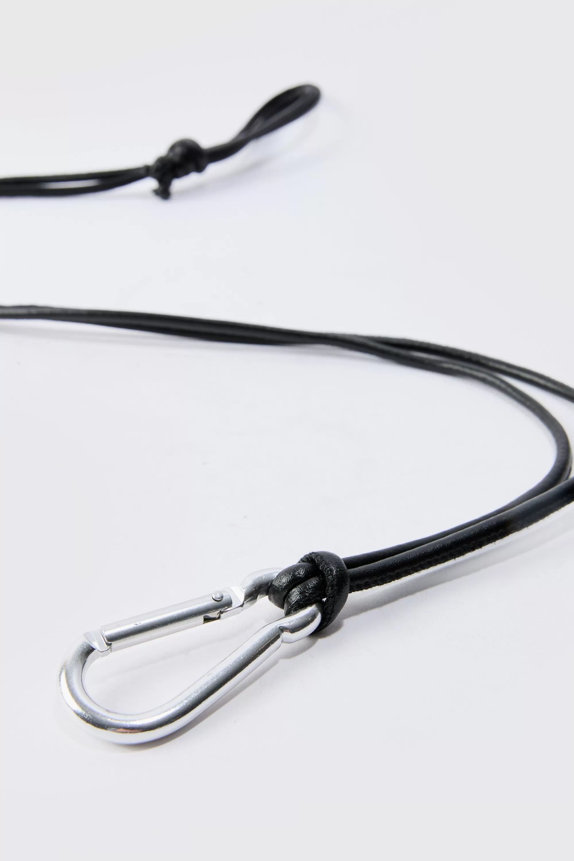 boohooMAN Carabiner Rope Belt | UK