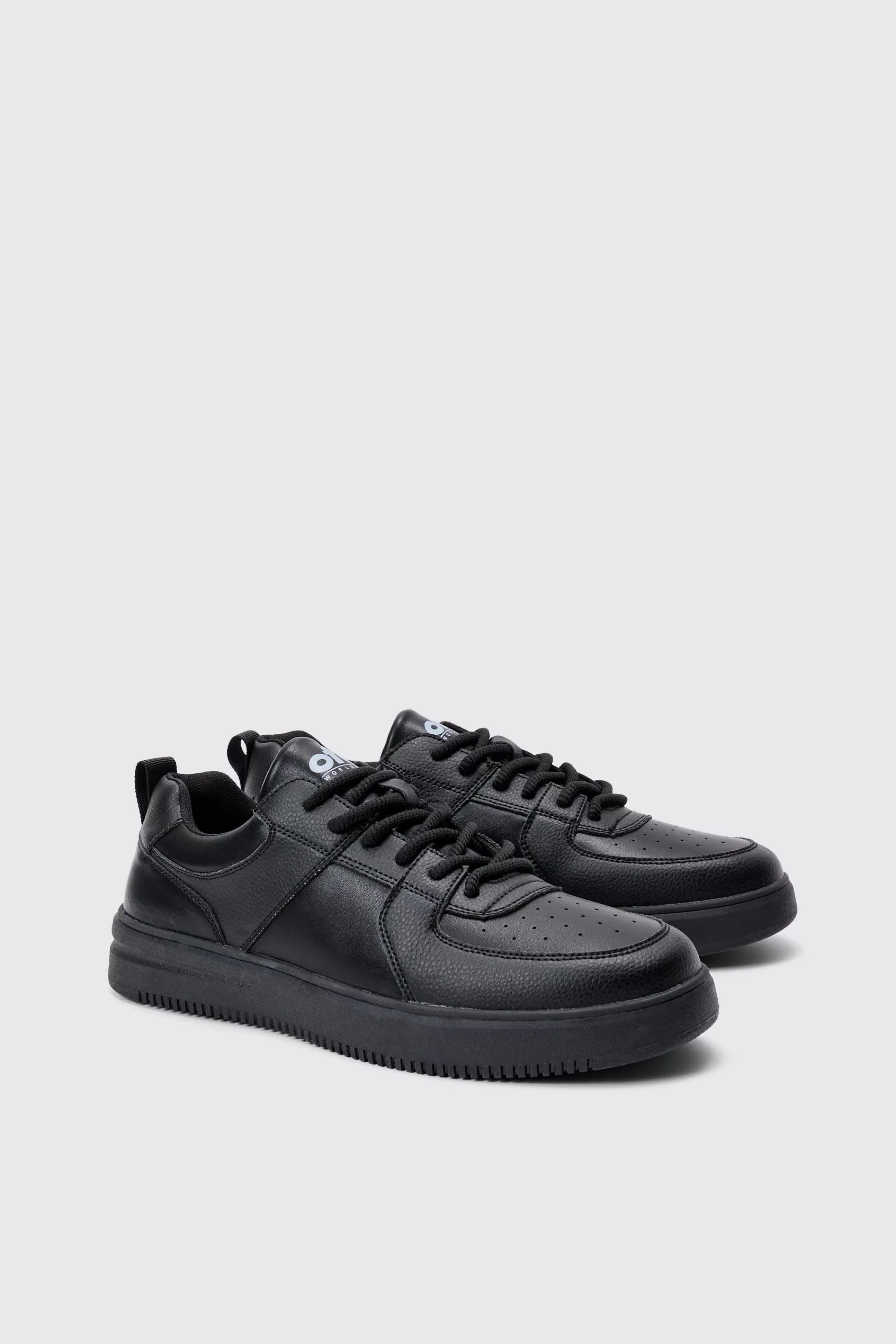 boohooMAN Chunky Rope Lace Trainers In | UK
