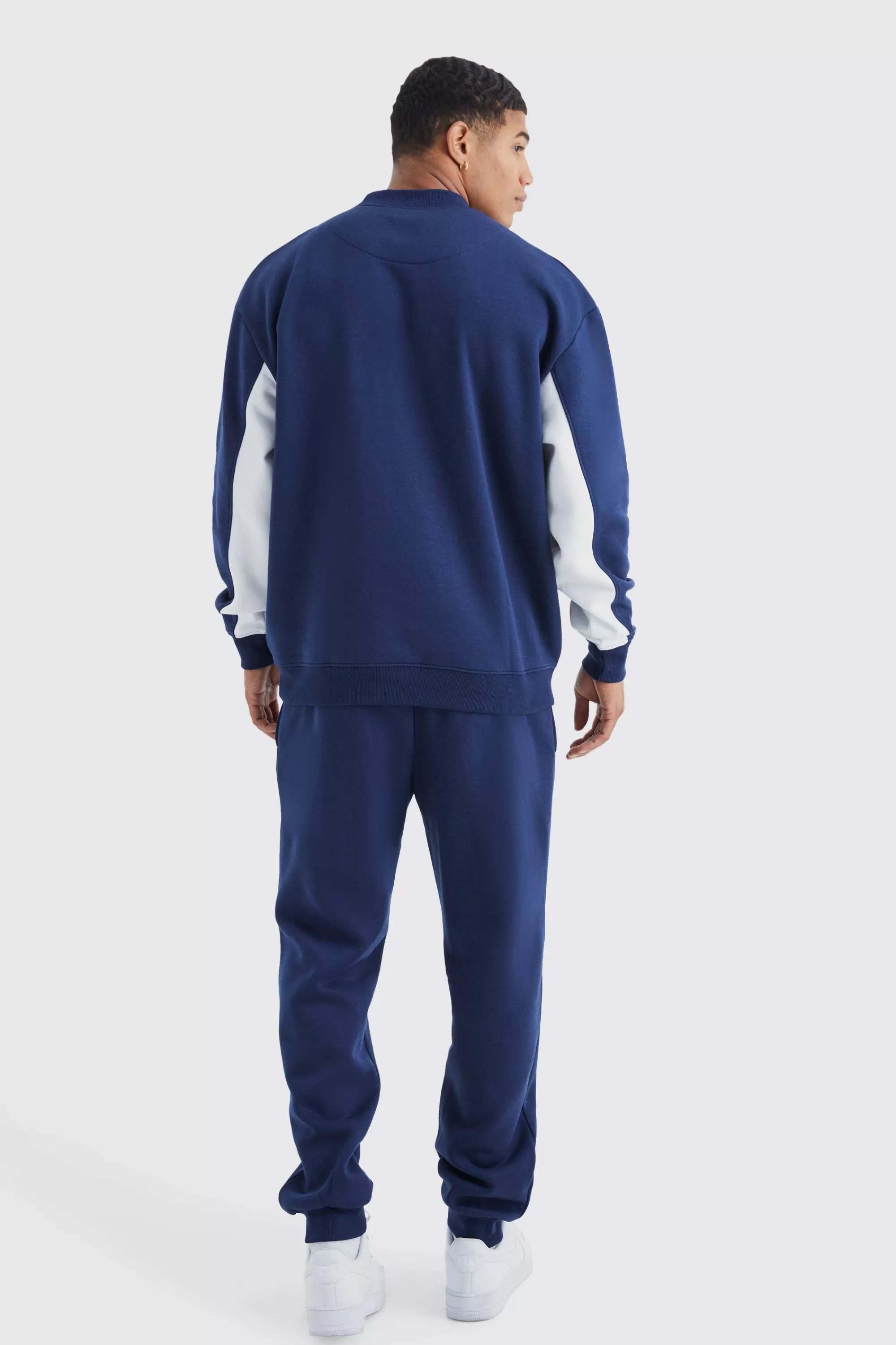 boohooMAN Colour Block Tracksuit | UK