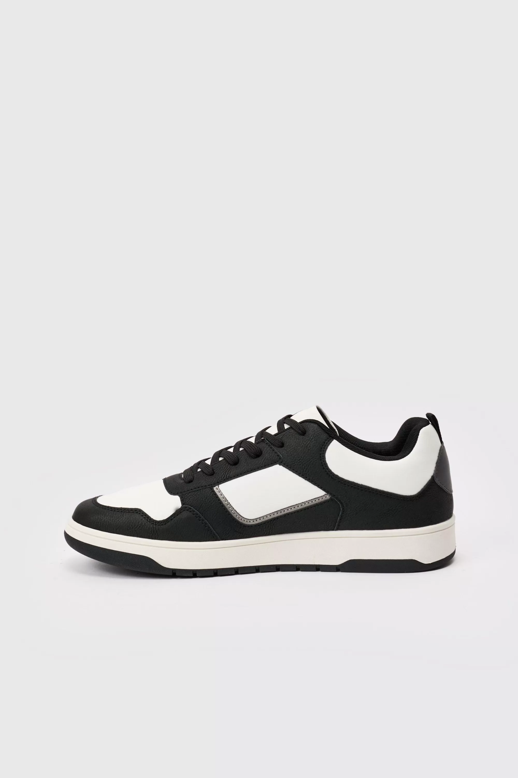 boohooMAN Contrast Chunky Trainer In | UK