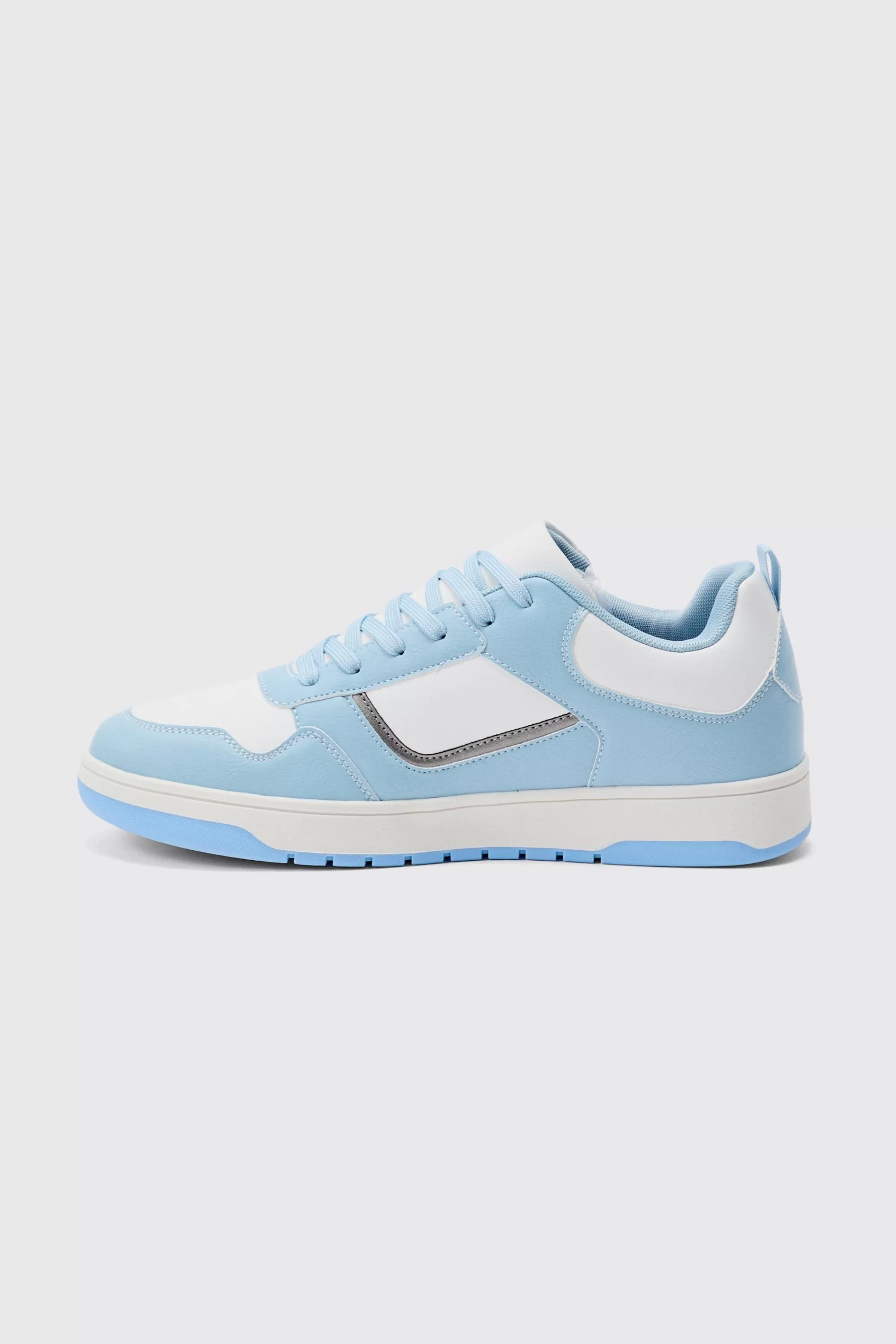 boohooMAN Contrast Chunky Trainer In | UK