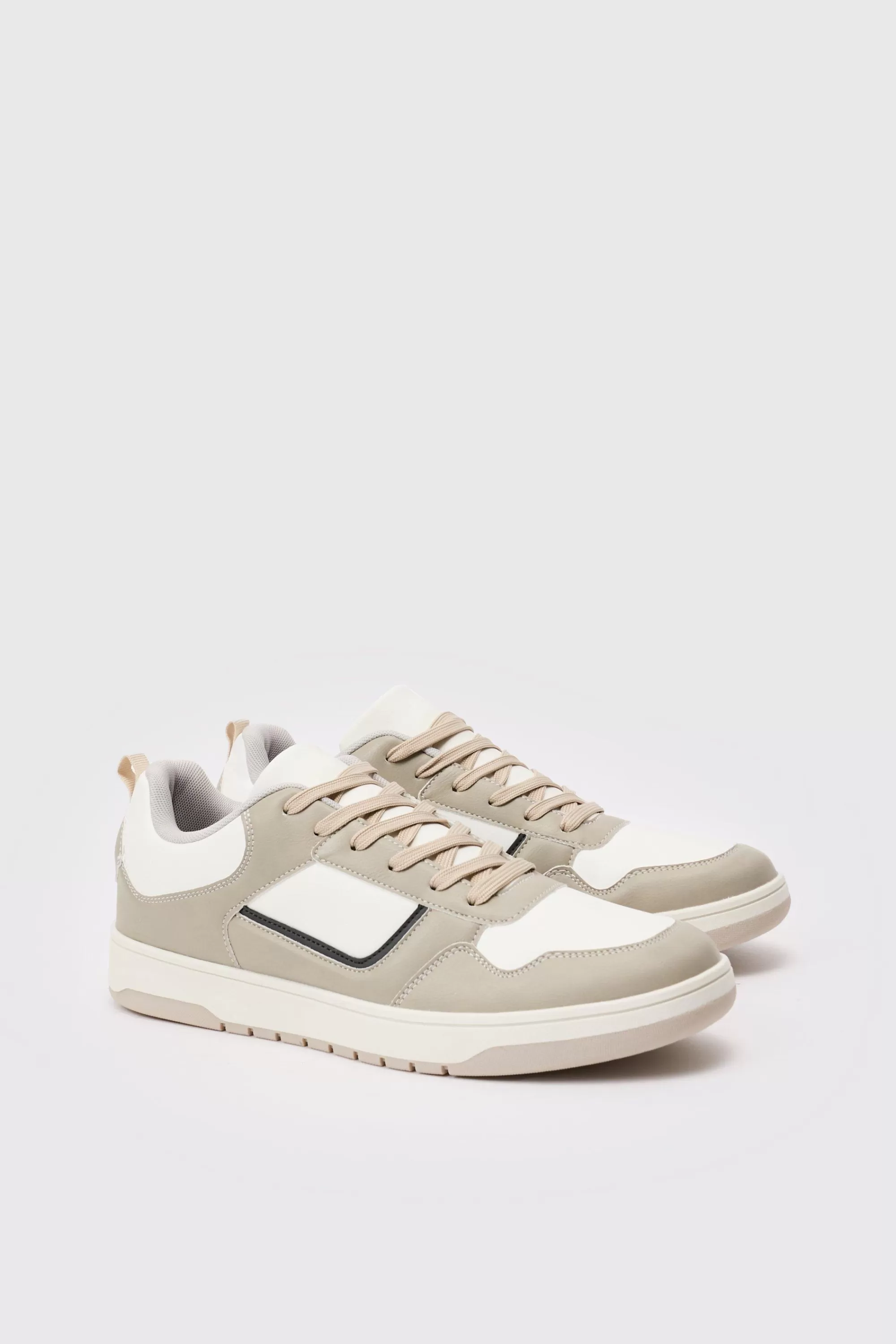 boohooMAN Contrast Chunky Trainer In | UK