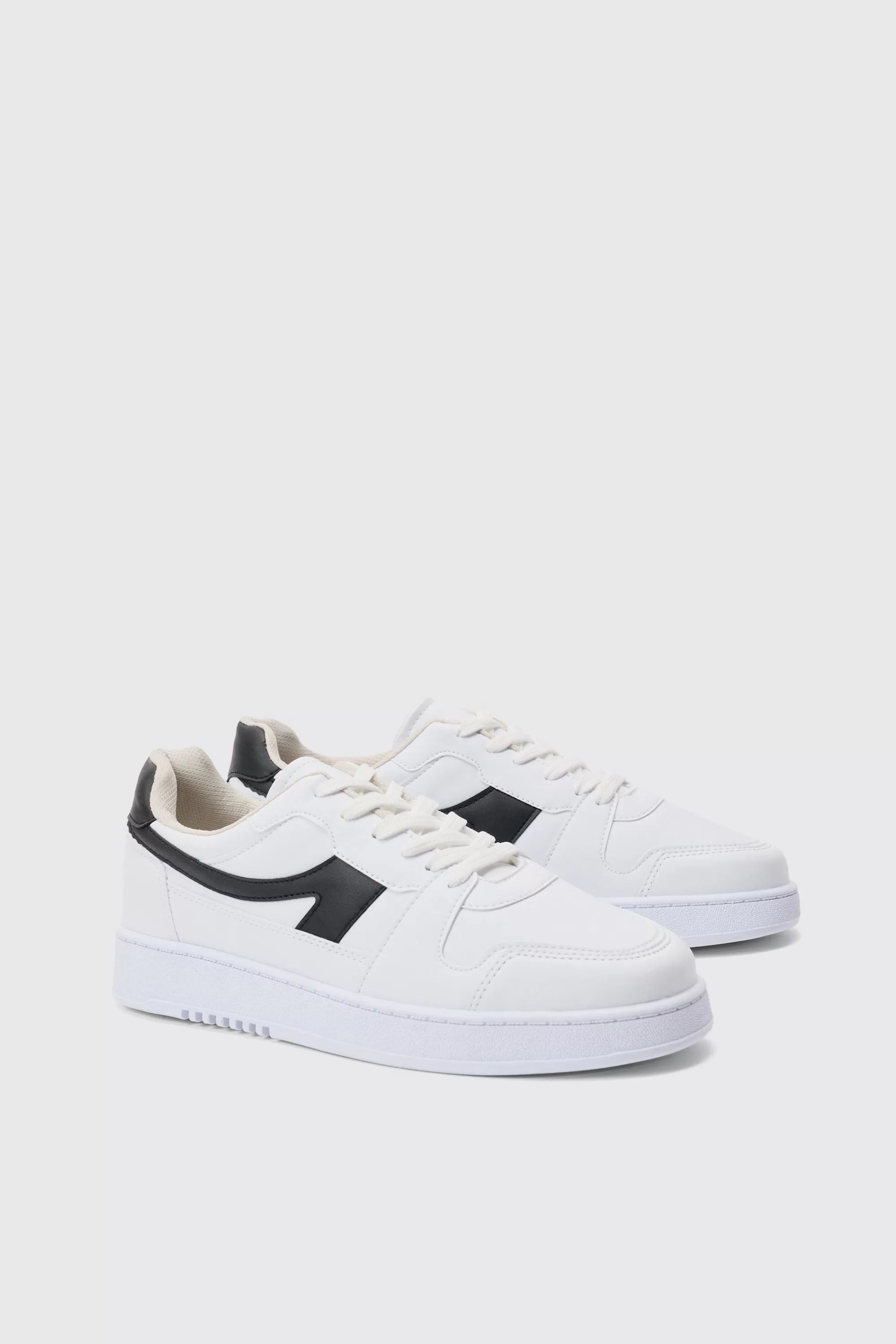 boohooMAN Contrast Panel Chunky Trainers In | UK