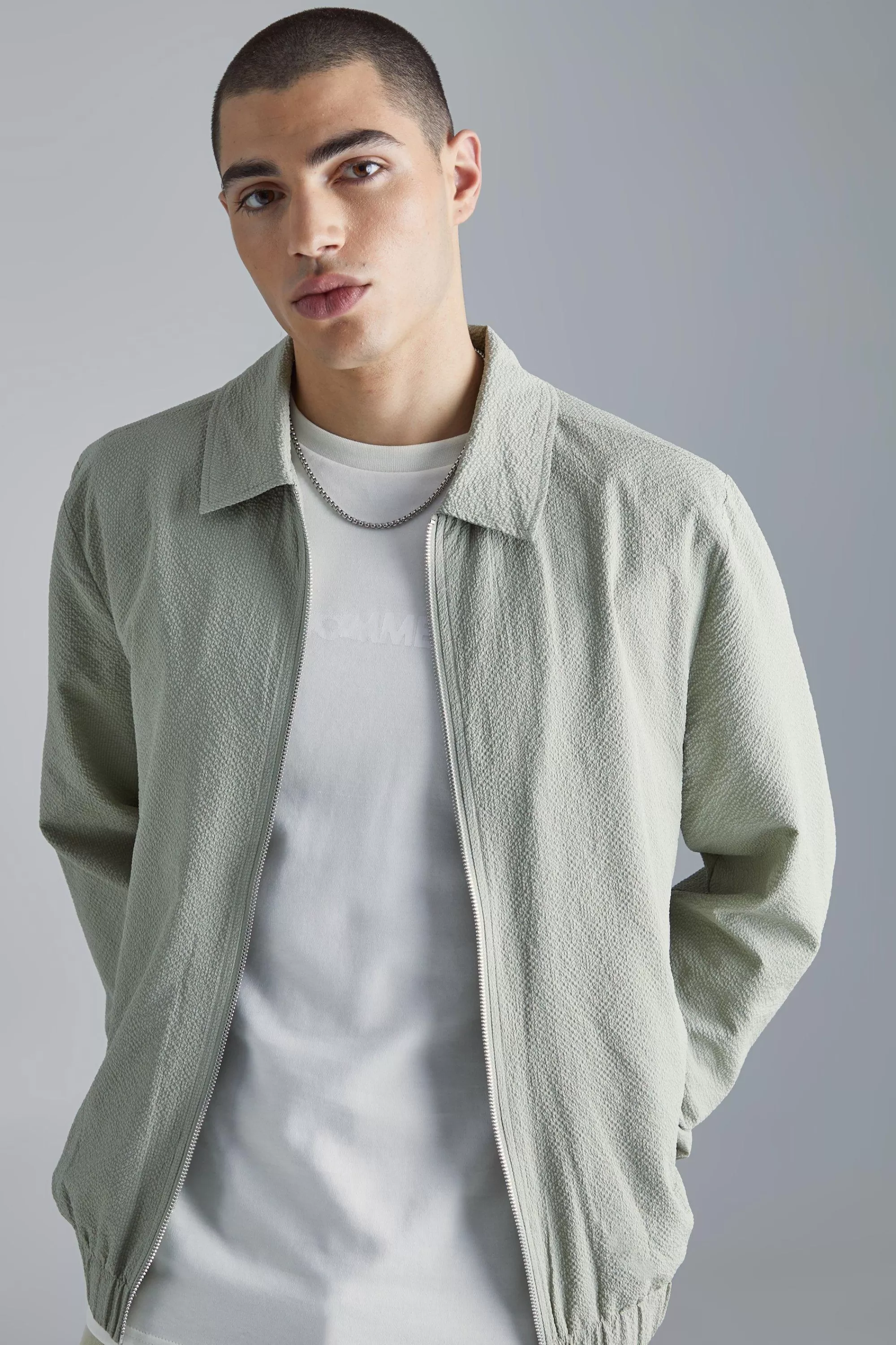 boohooMAN Crinkle Harrington | UK