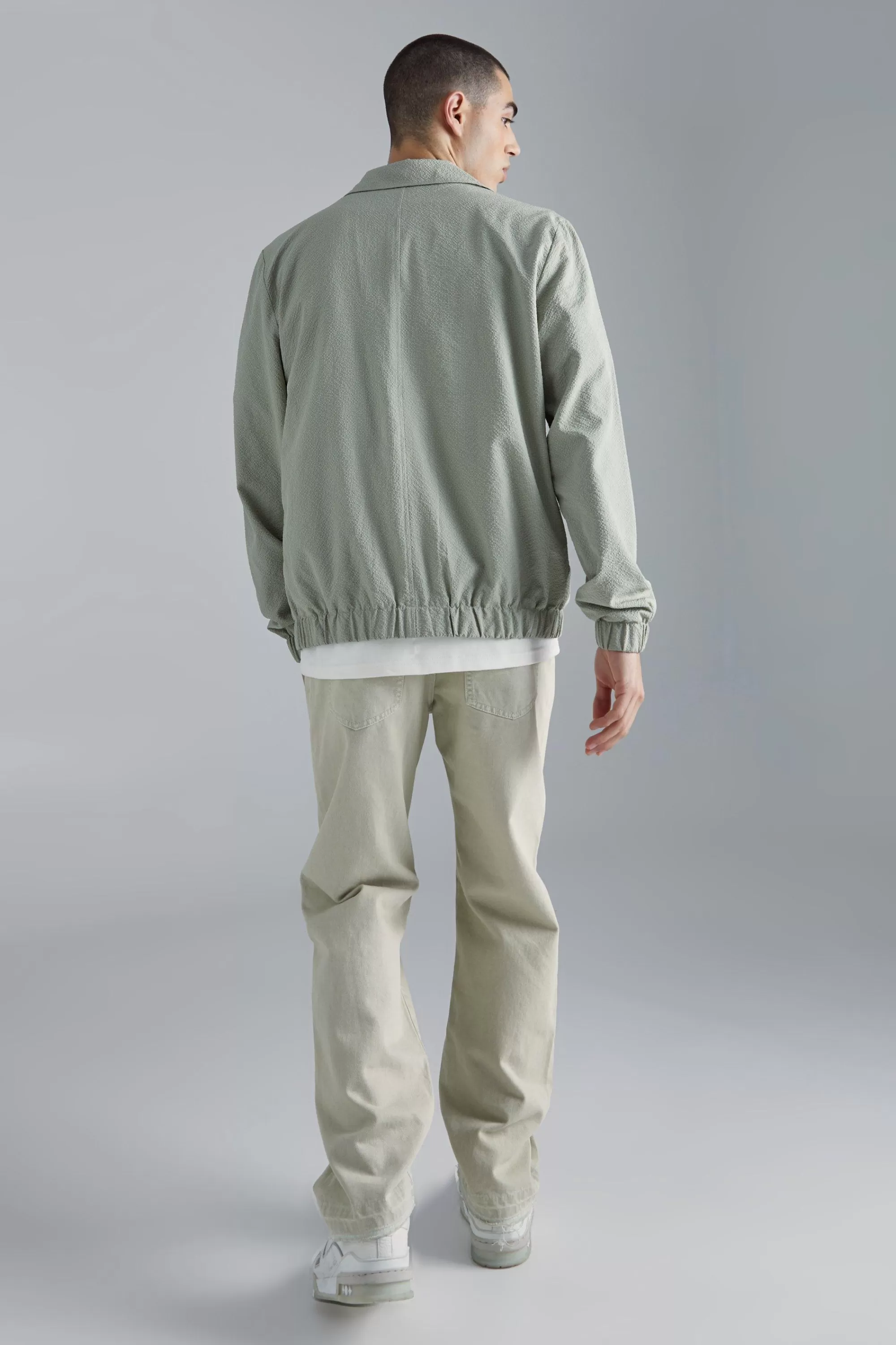 boohooMAN Crinkle Harrington | UK