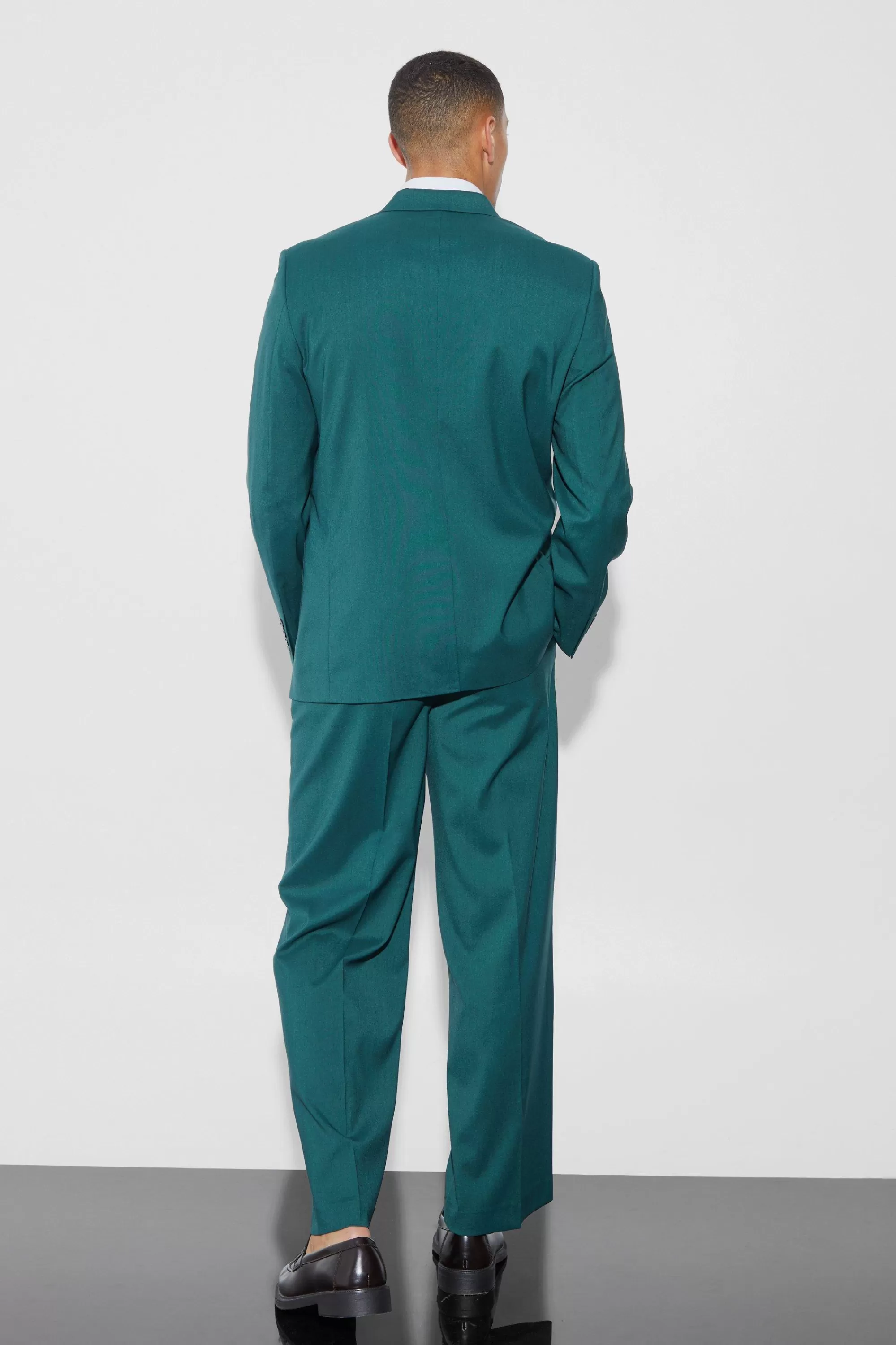 boohooMAN Double Breasted Relaxed Fit Blazer | UK