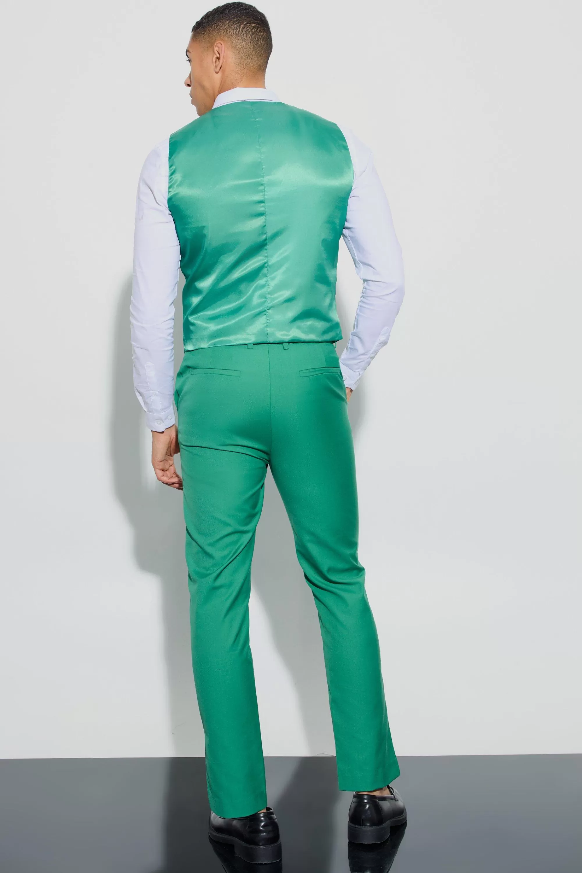 boohooMAN Double Breasted Waistcoat | UK