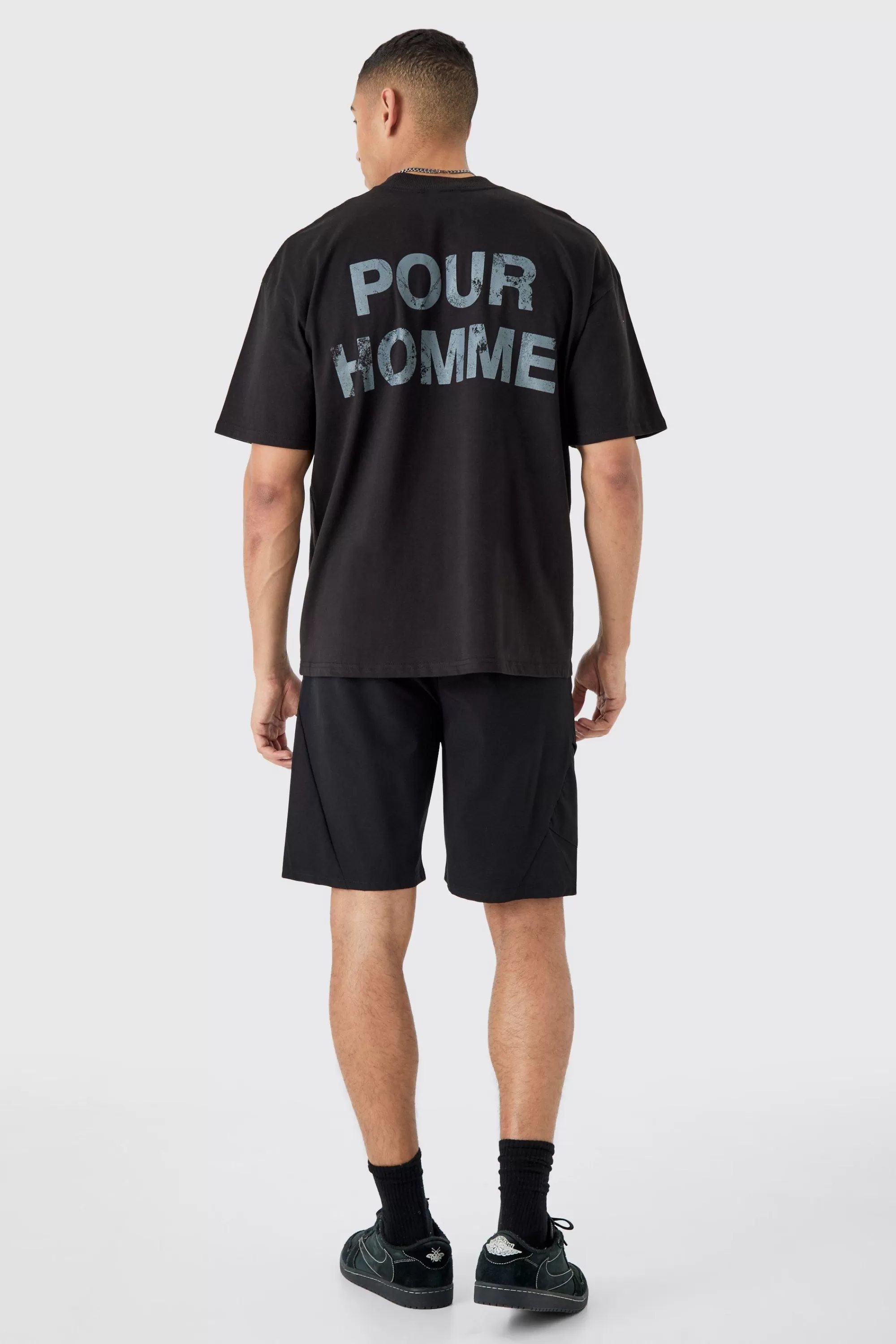 boohooMAN Elasticated Waist Comfort Technical Stretch Short | UK