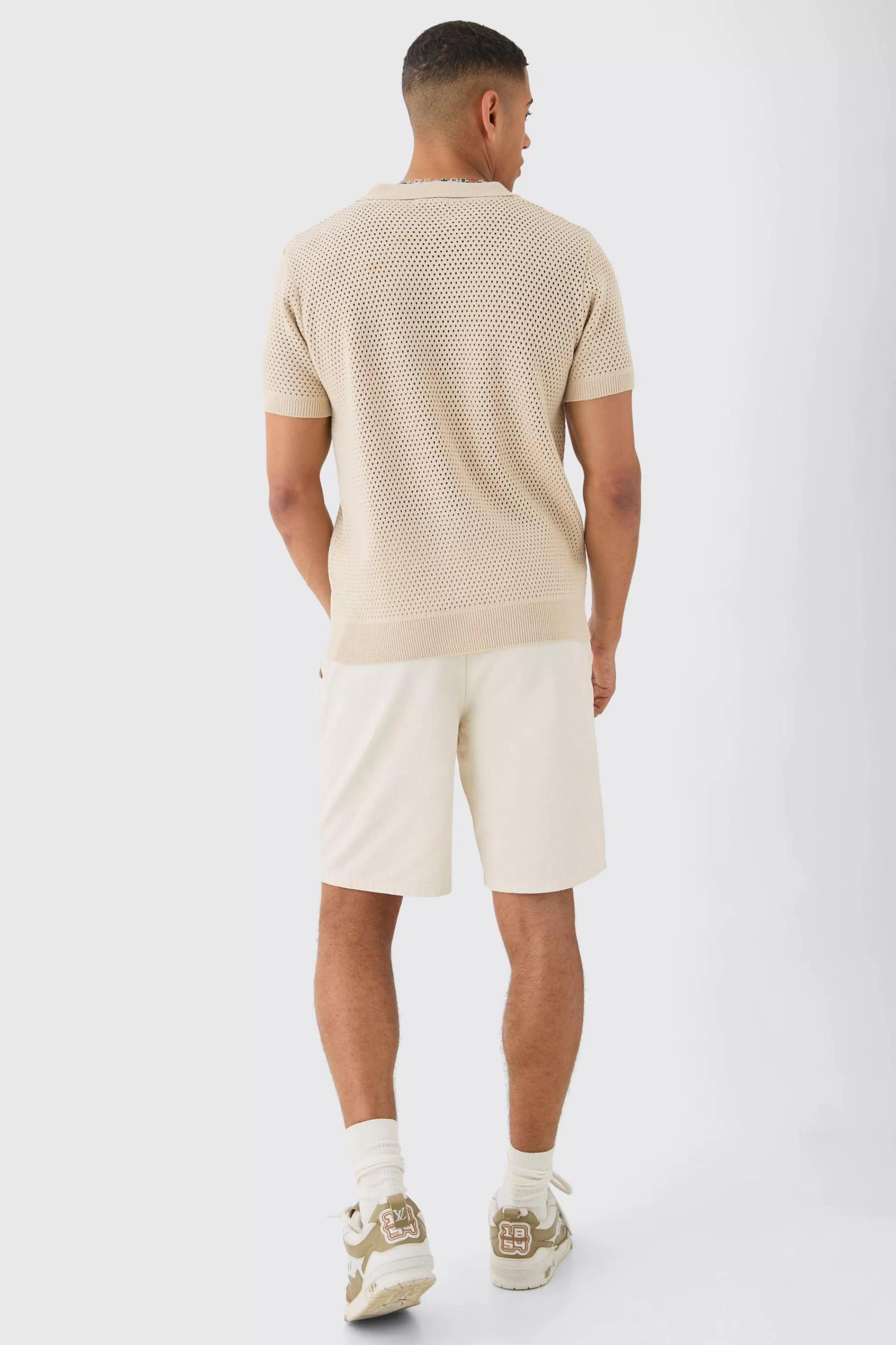 boohooMAN Elasticated Waist Relaxed Shorts | UK