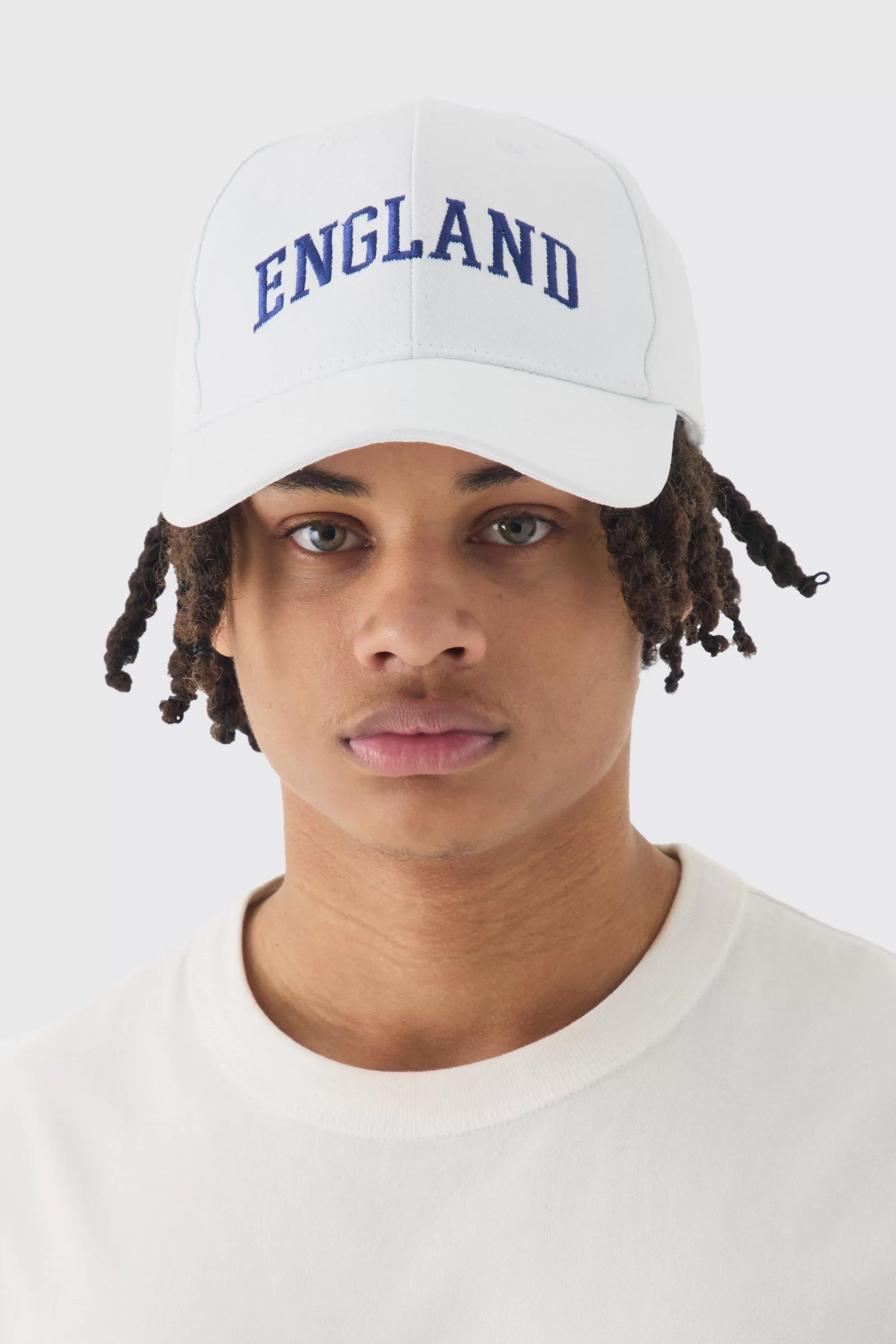 boohooMAN England Embroidered Cap In | UK