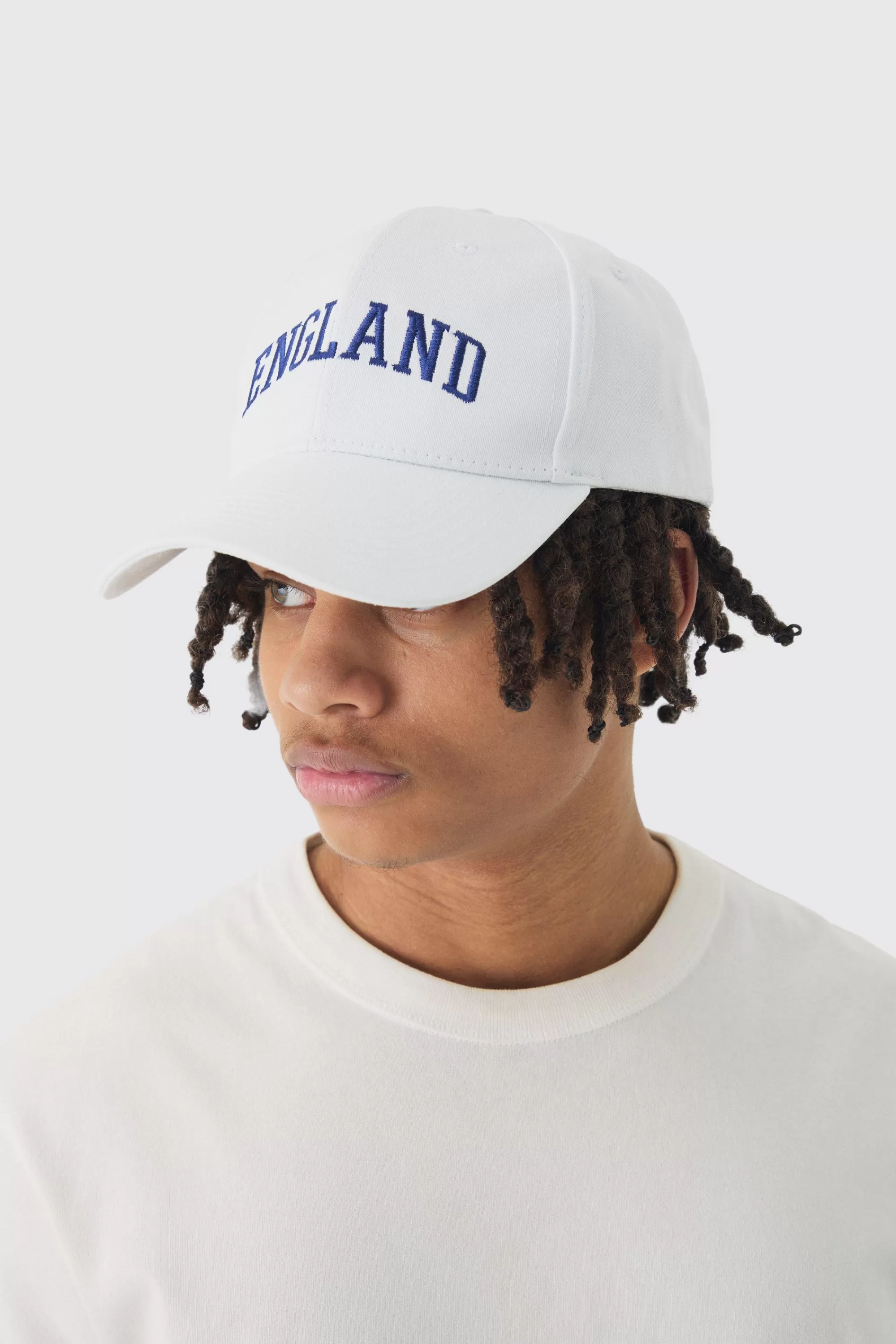 boohooMAN England Embroidered Cap In | UK