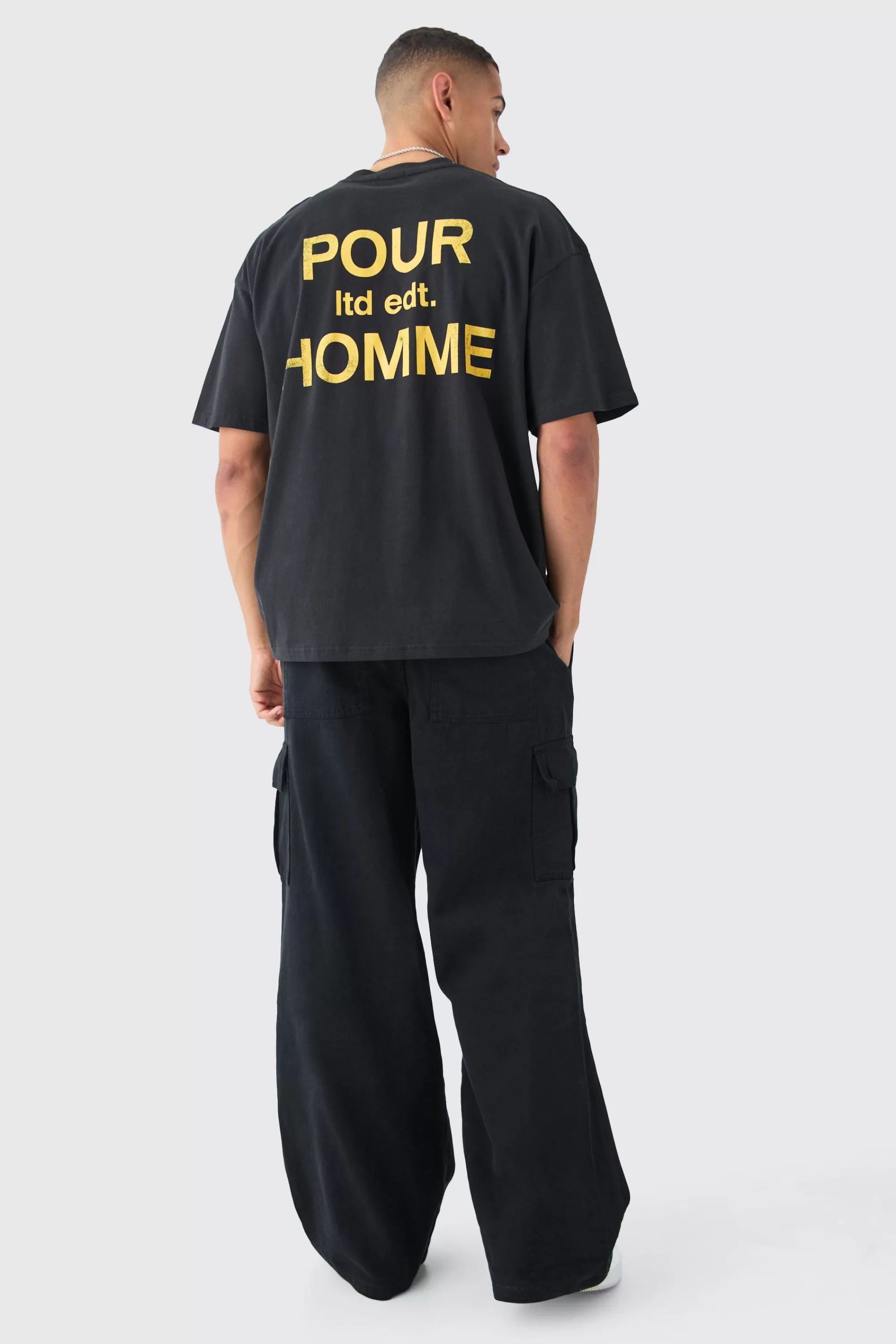 boohooMAN Extreme Baggy Fit Cargo Trousers In | UK