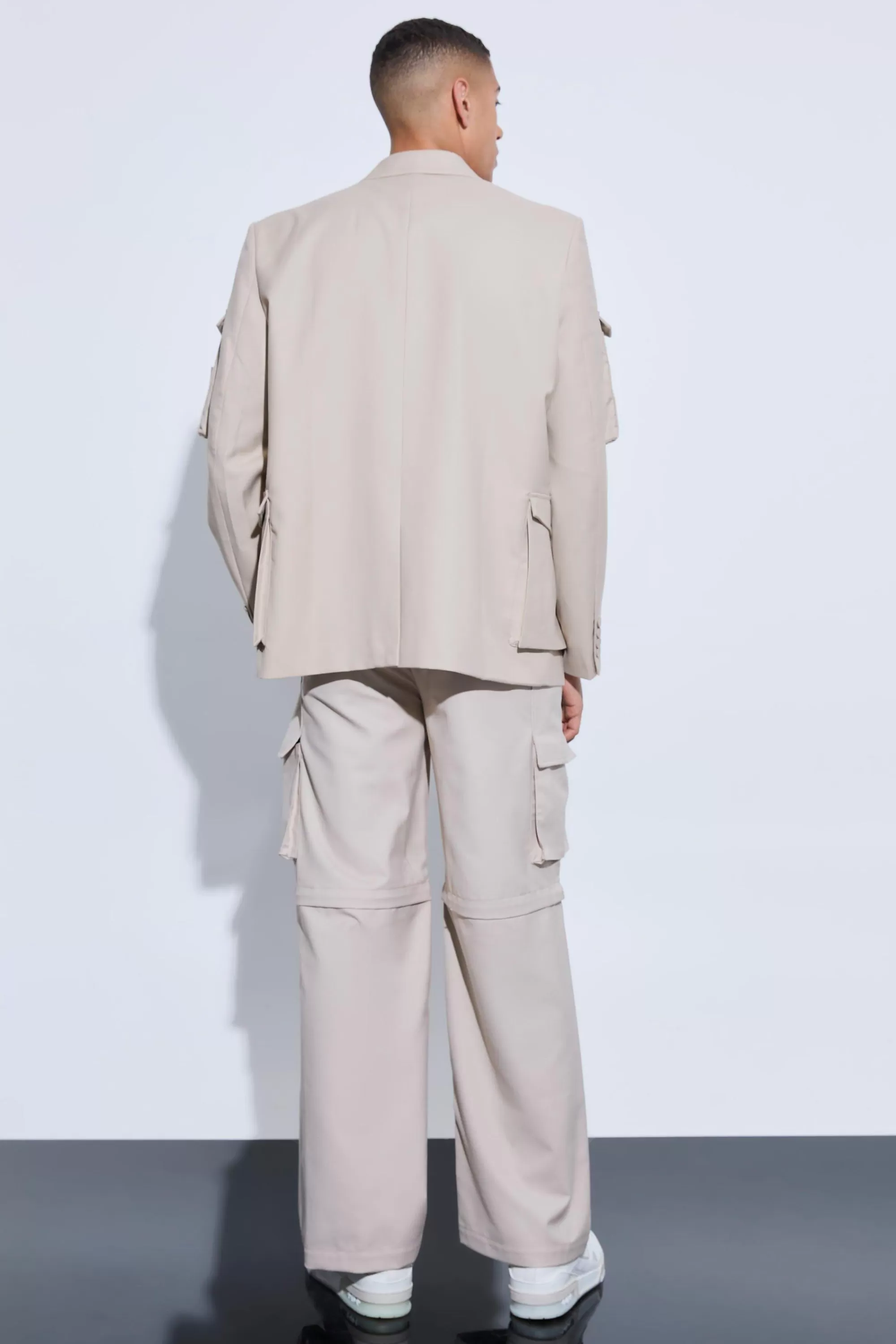 boohooMAN Extreme Pocket Oversized Blazer | UK