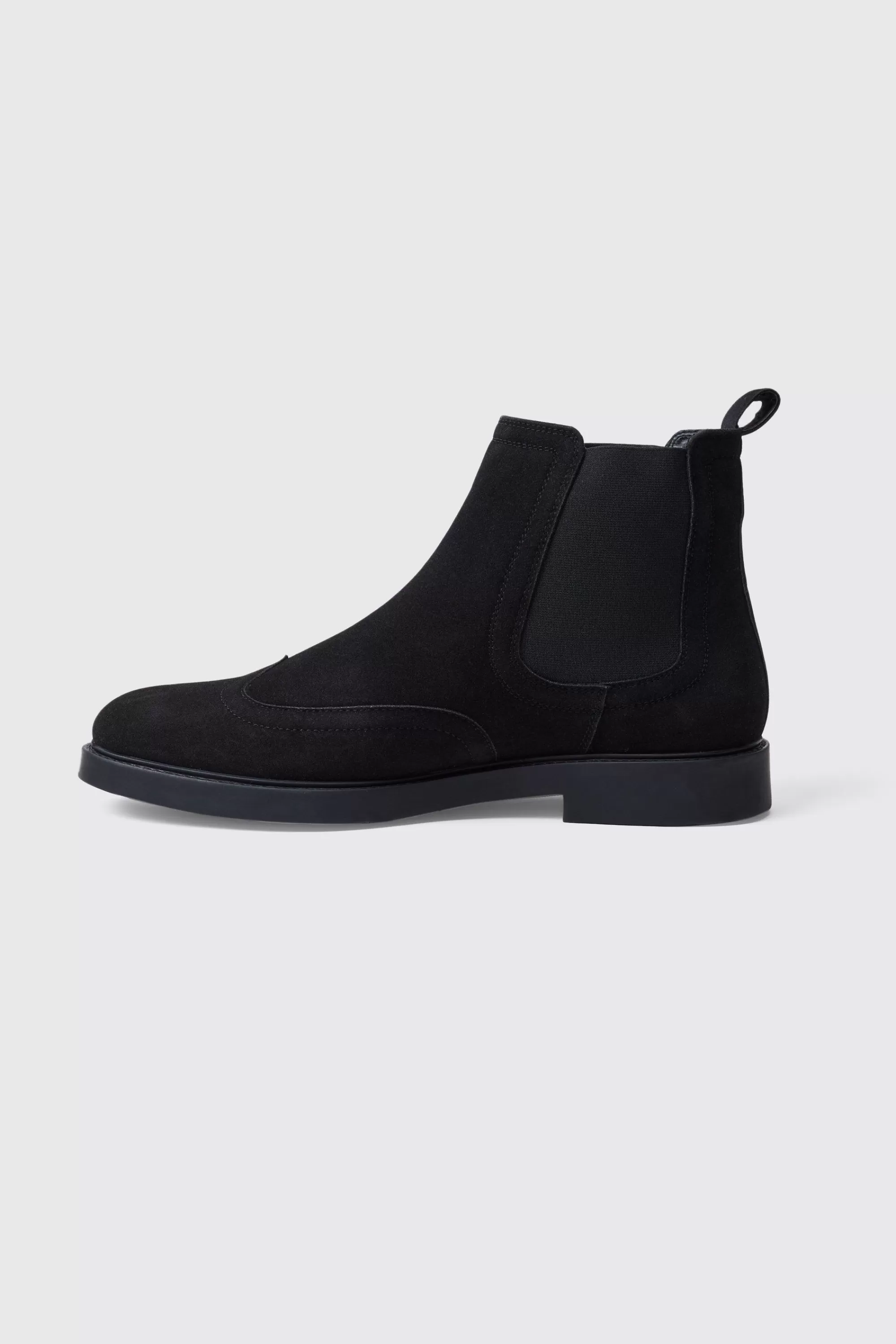 boohooMAN Faux Suede Chelsea Boots | UK