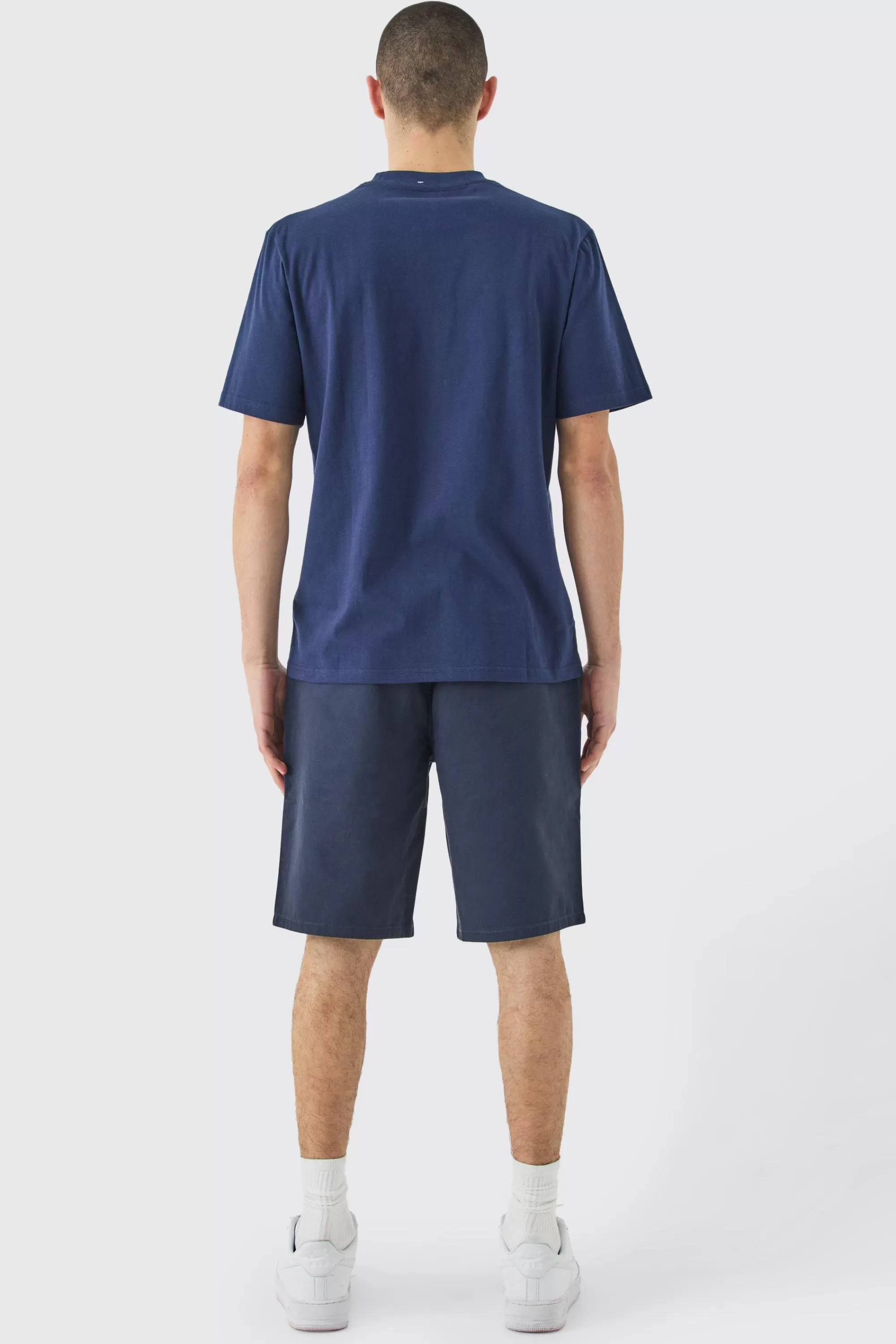 boohooMAN Fixed Waist Relaxed Fit Short Shorts | UK