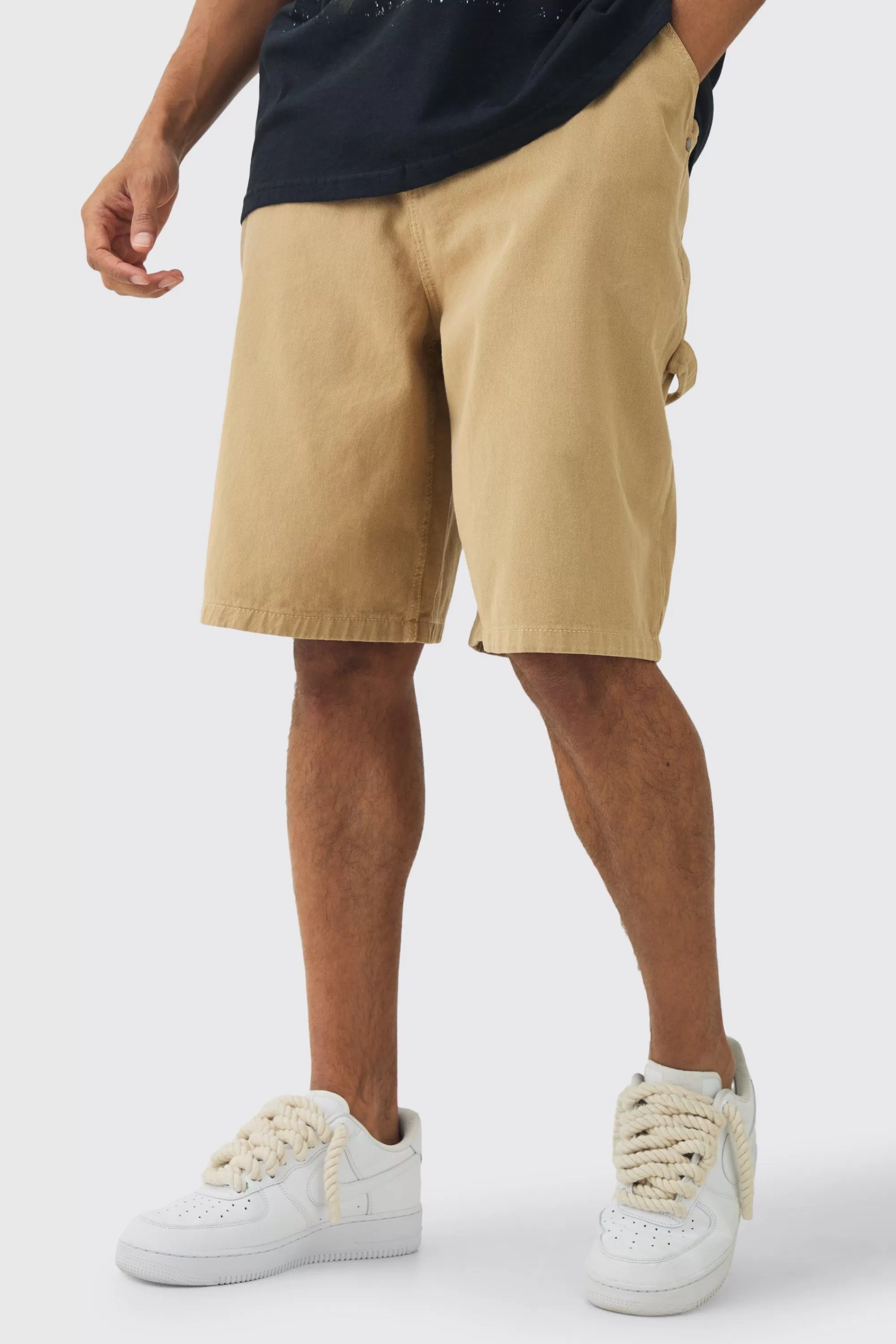 boohooMAN Fixed Waist Parachute Shorts | UK