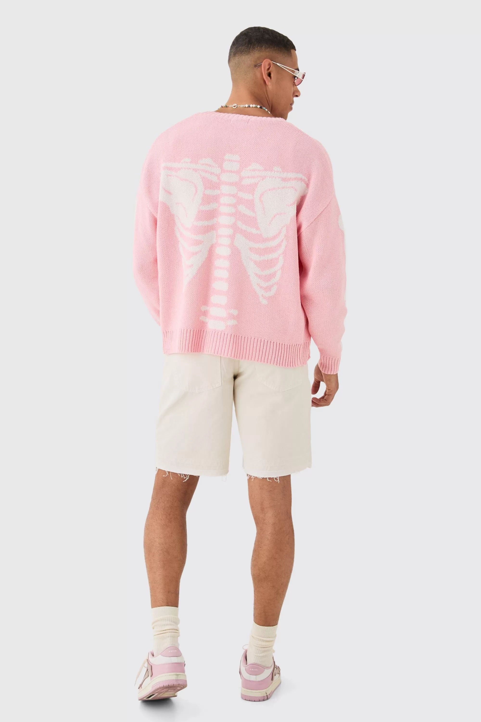 boohooMAN Fixed Waist Raw Hem Relaxed Gusset Shorts | UK