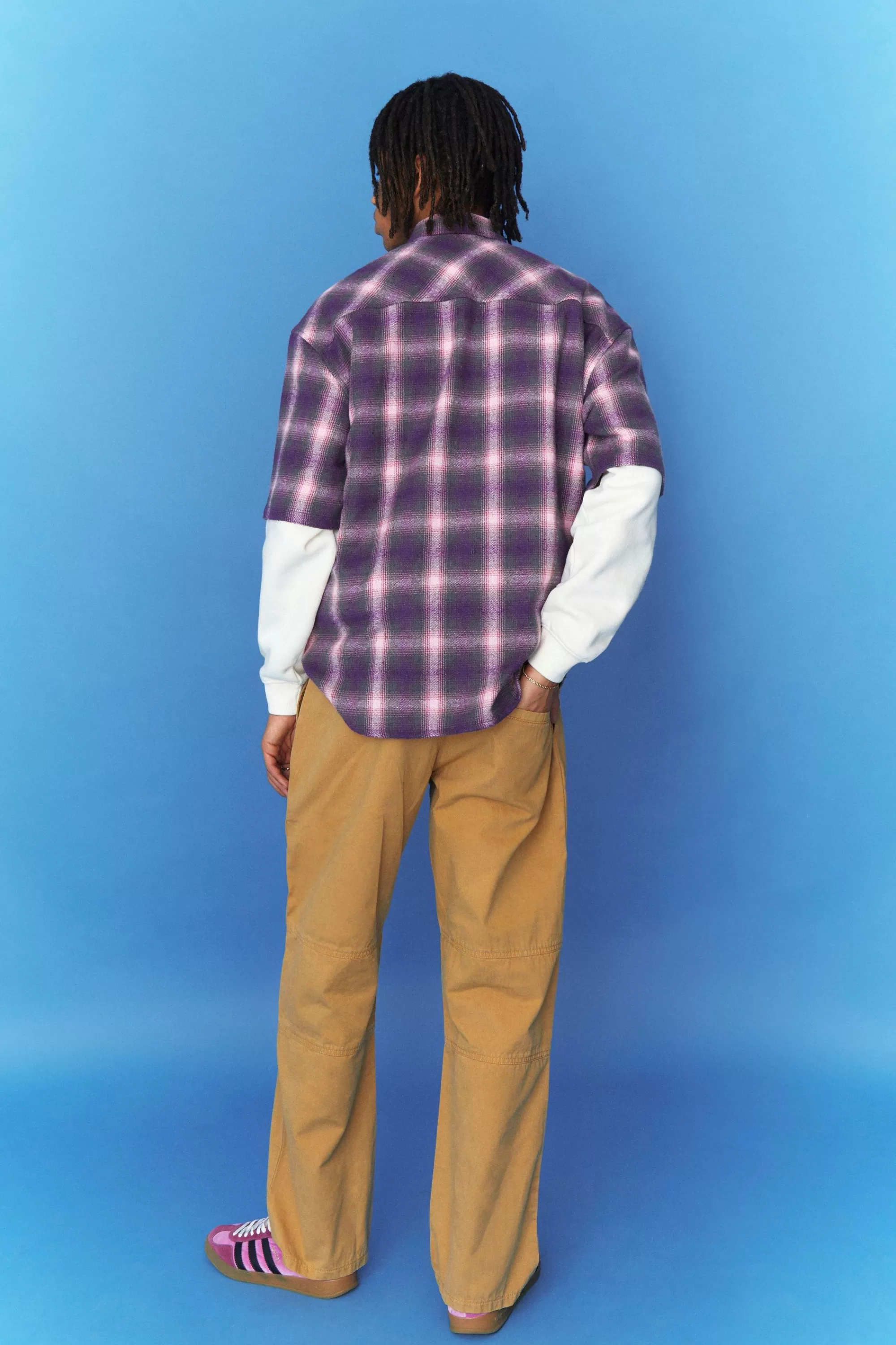 boohooMAN Fixed Waist Relaxed Fit Trouser | UK