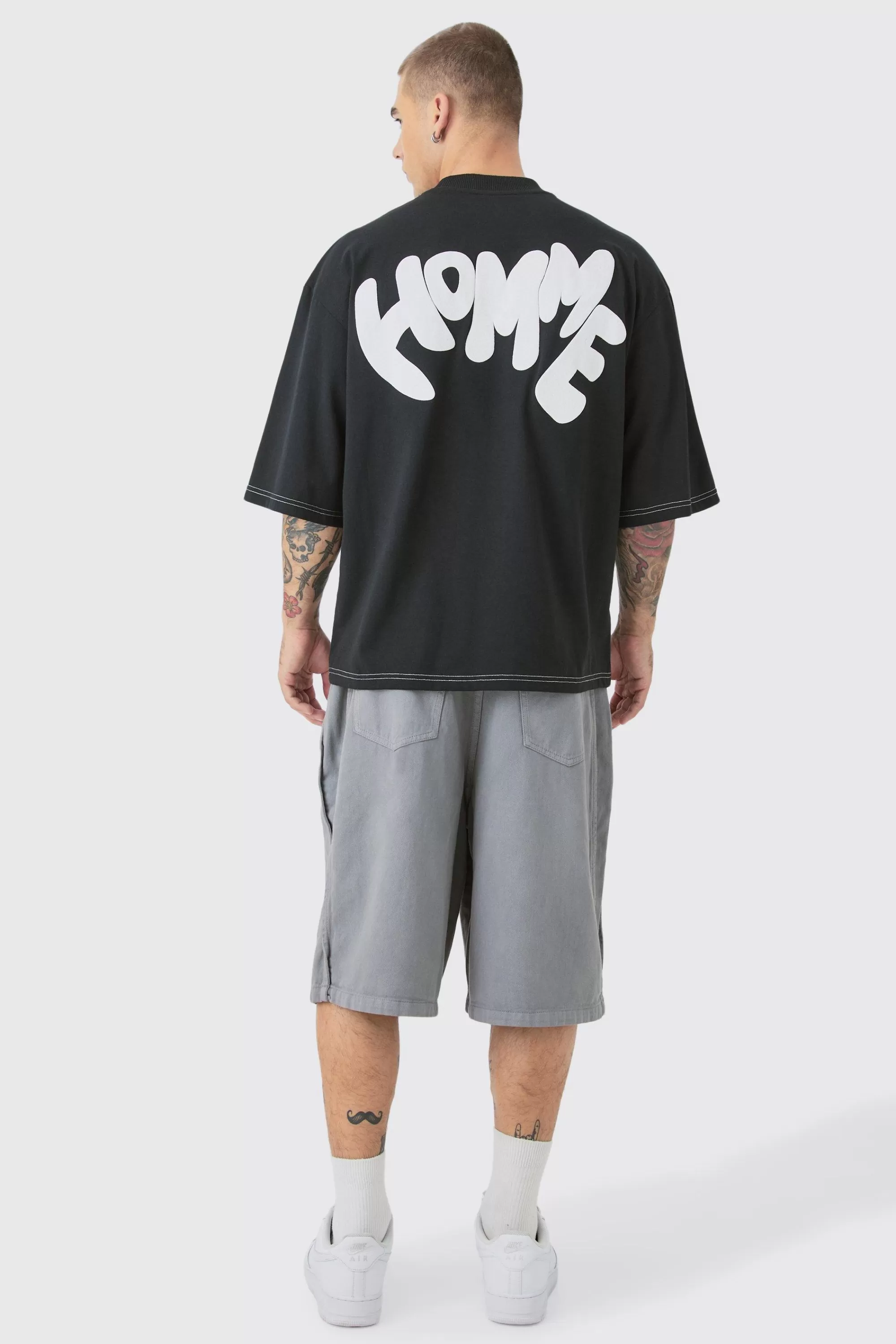 boohooMAN Fixed Waist Side Pintuck Parachute Shorts | UK