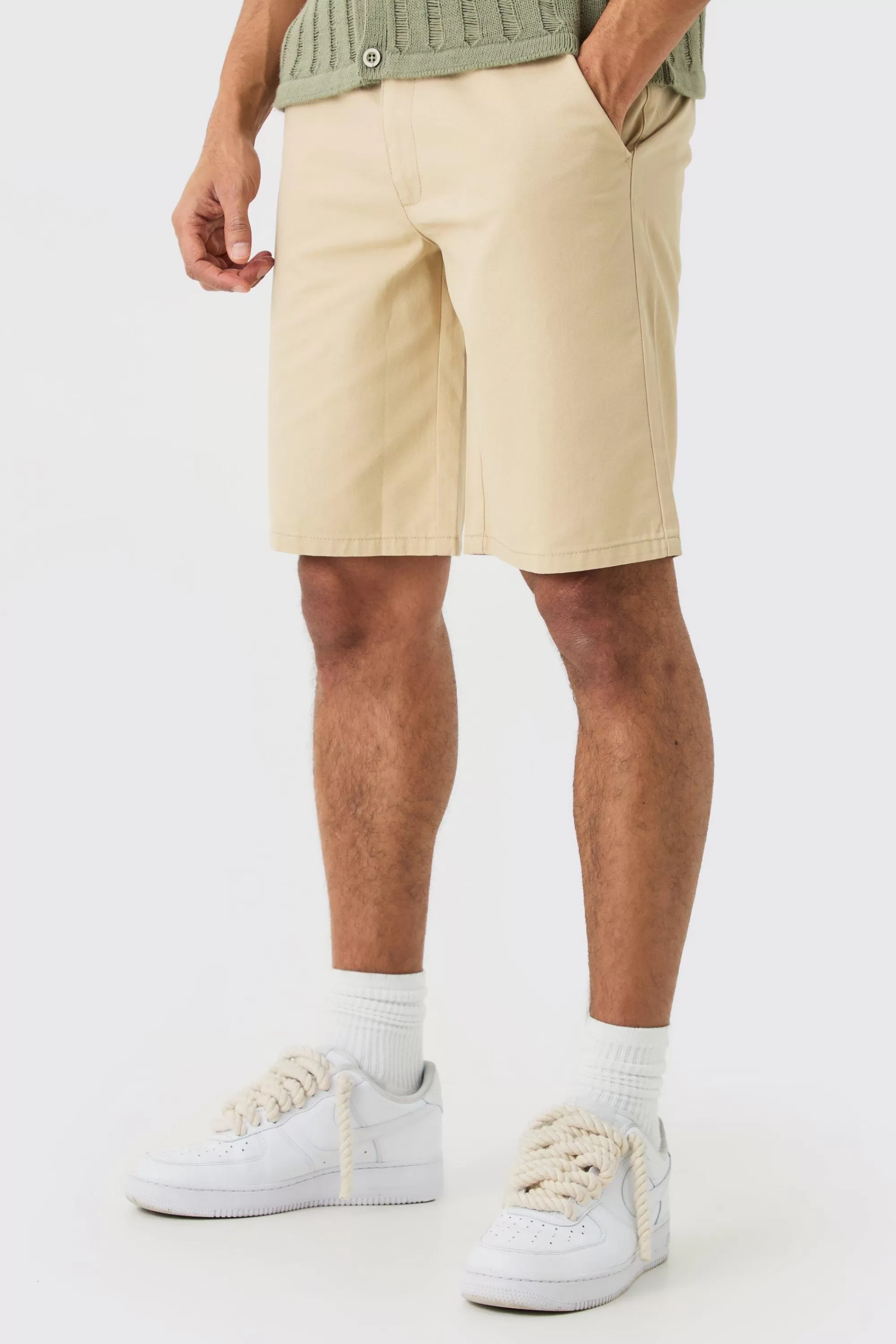 boohooMAN Fixed Waist Relaxed Fit Short Shorts | UK