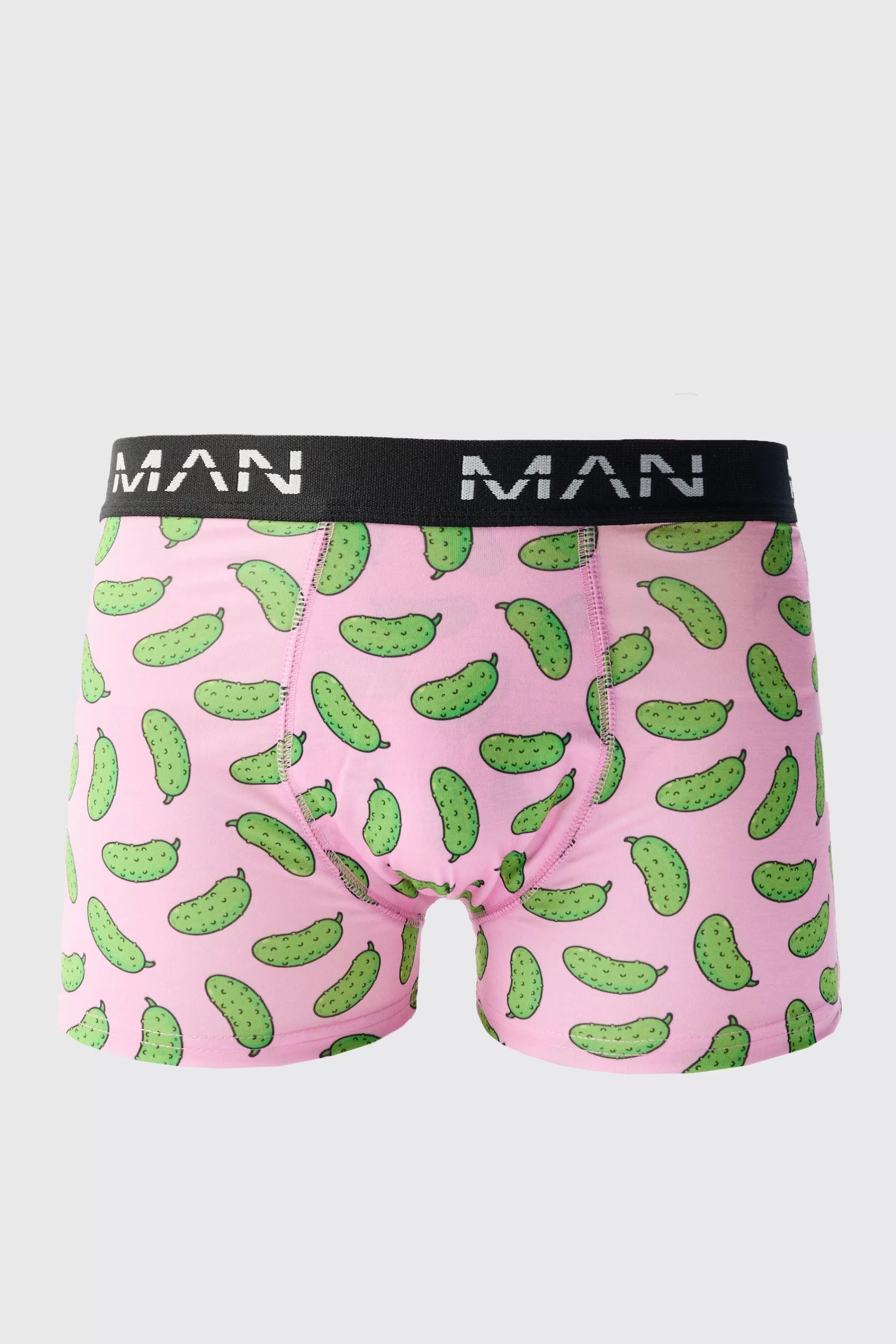 boohooMAN Gherkins Print Boxers | UK