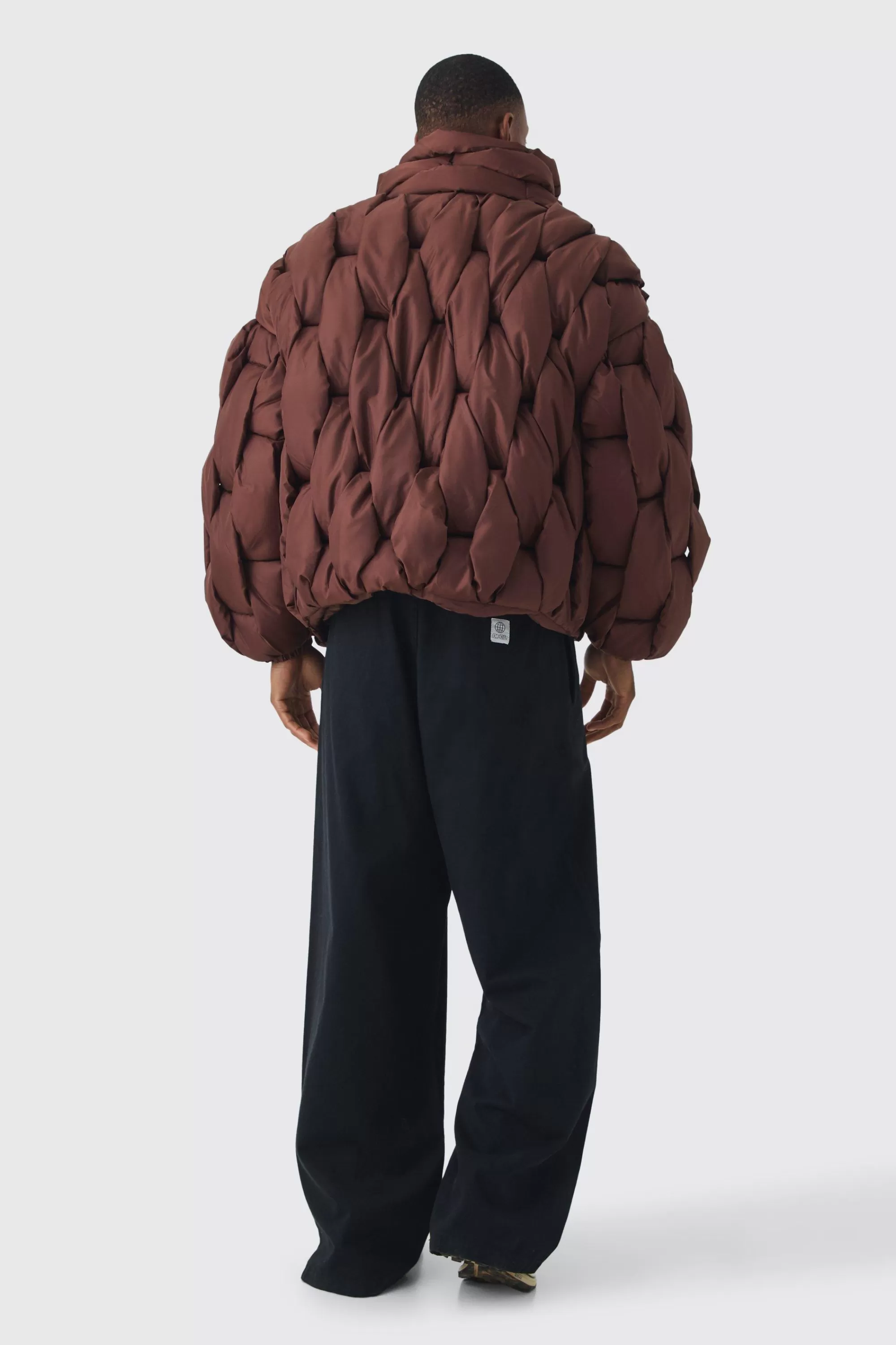 boohooMAN Hand Weft Padded Puffer | UK
