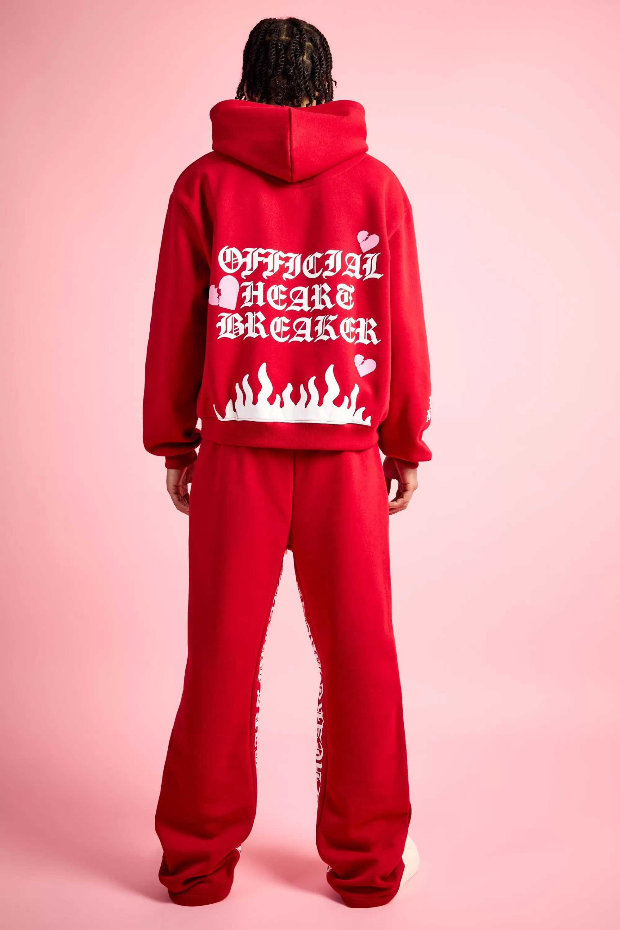 boohooMAN Heart Breaker Gusset Jogger | UK