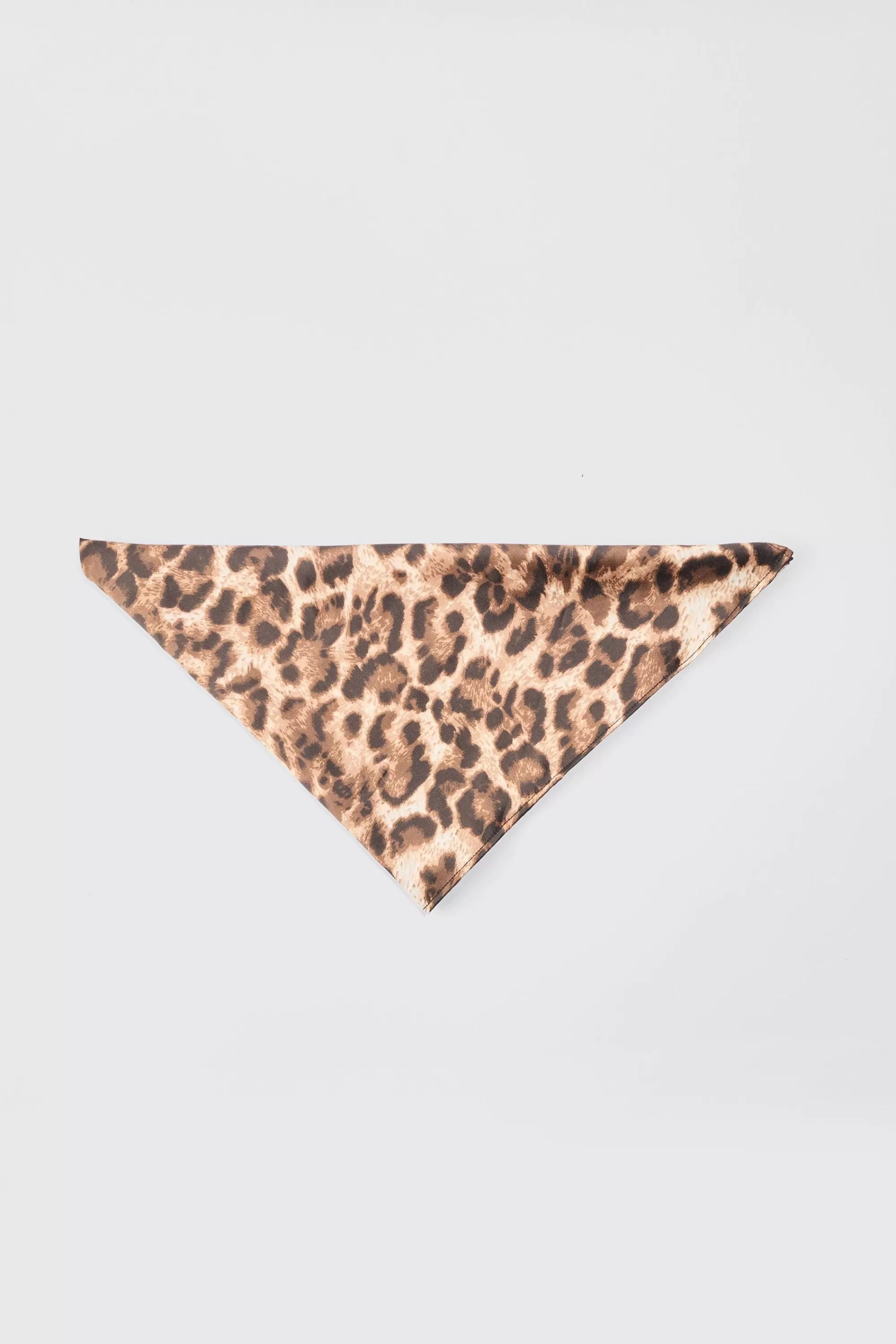 boohooMAN Leopard Satin Scarf | UK