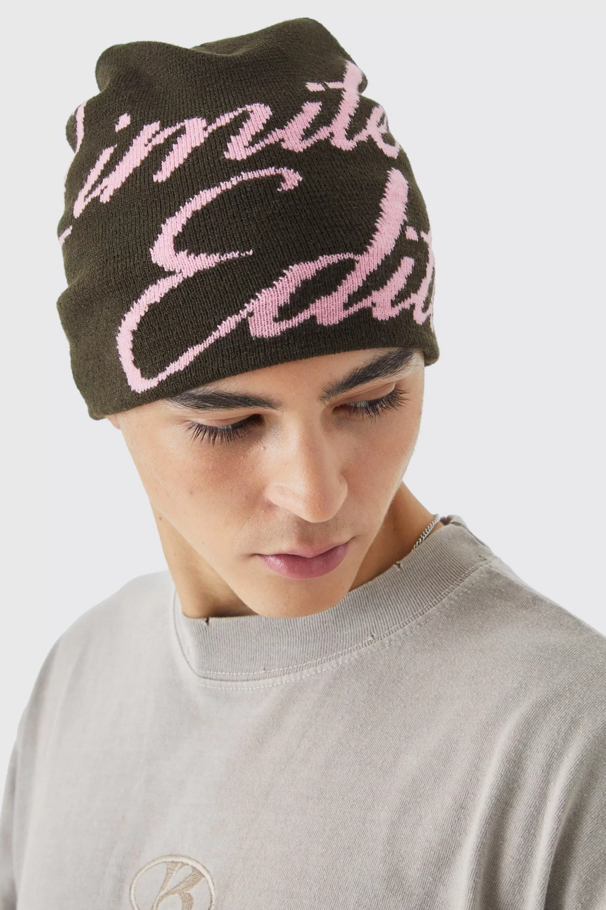boohooMAN Limited Edition Graphic Beanie | UK