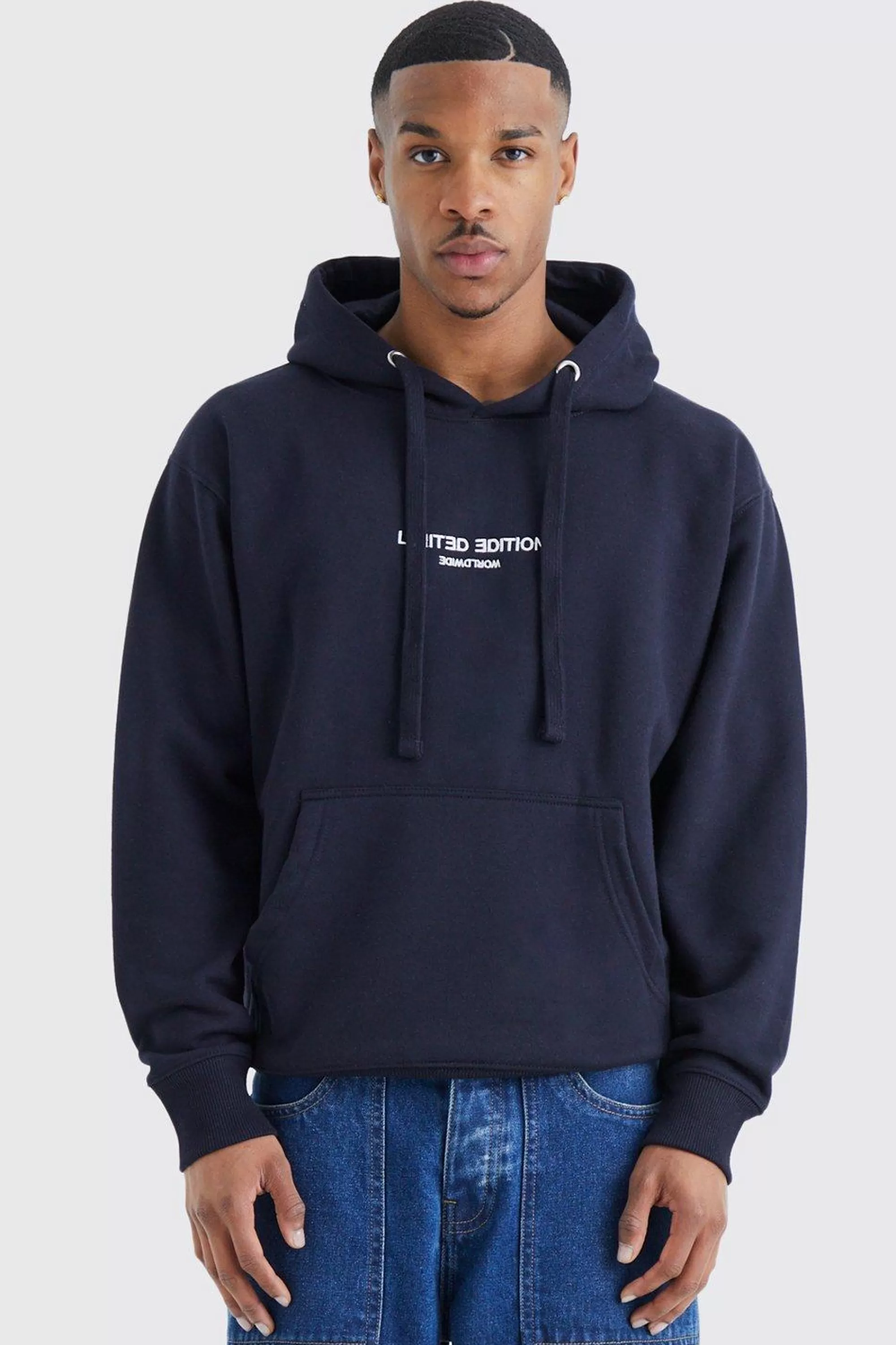 boohooMAN Limited Oversized Heavyweight Hoodie | UK