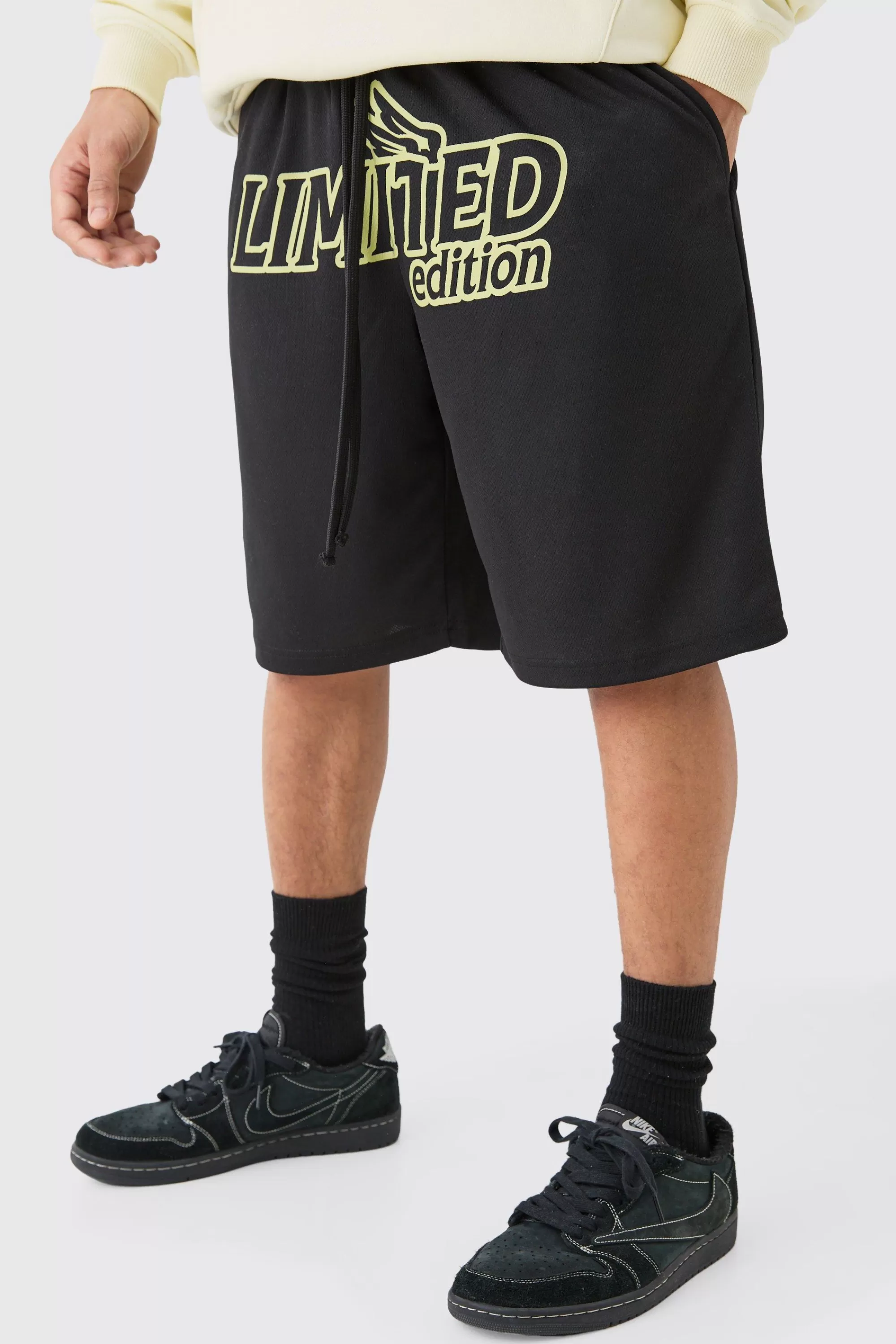 boohooMAN Long Length Limited Basketball Short | UK