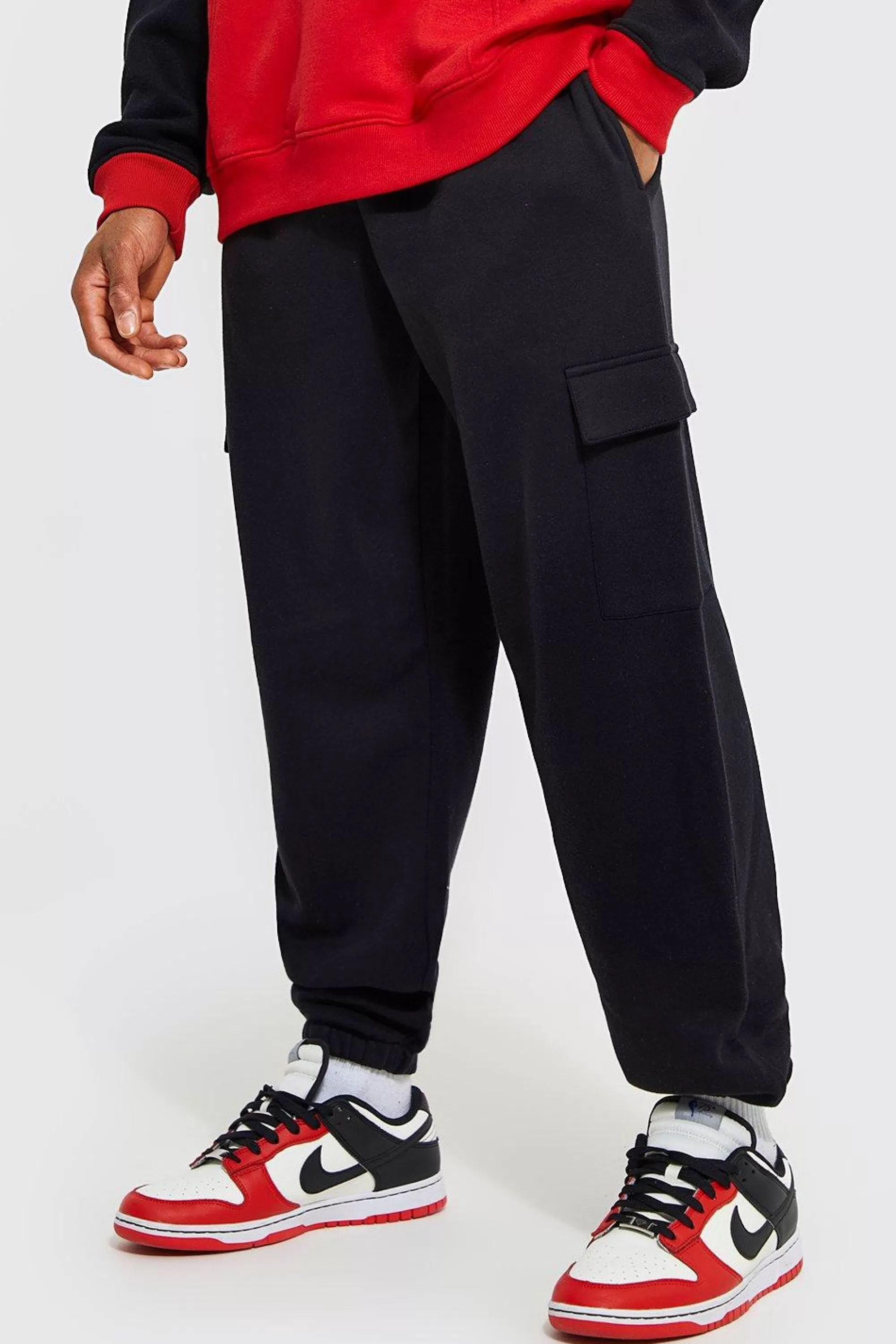 boohooMAN Loose Fit Cargo Jogger | UK