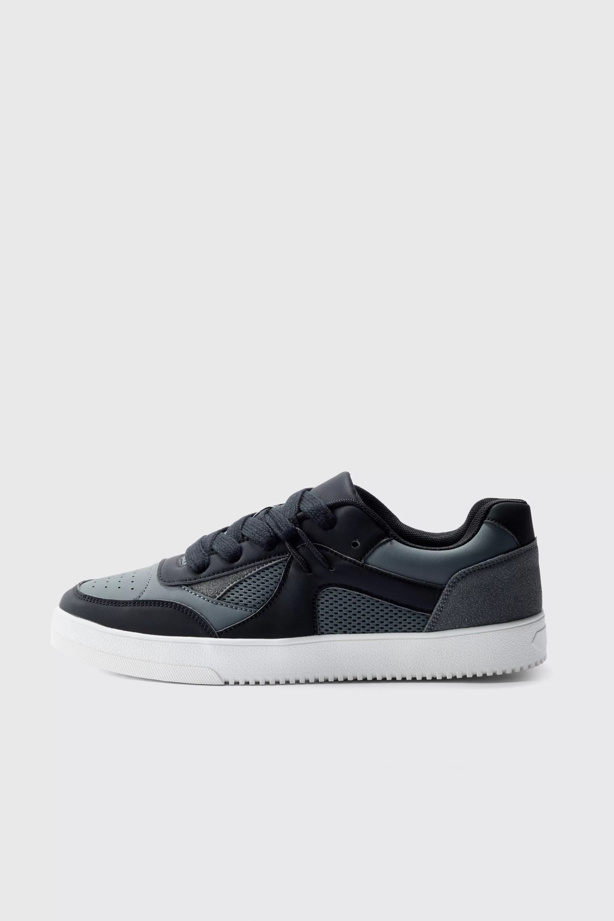 boohooMAN Low Platform Skate Trainer | UK