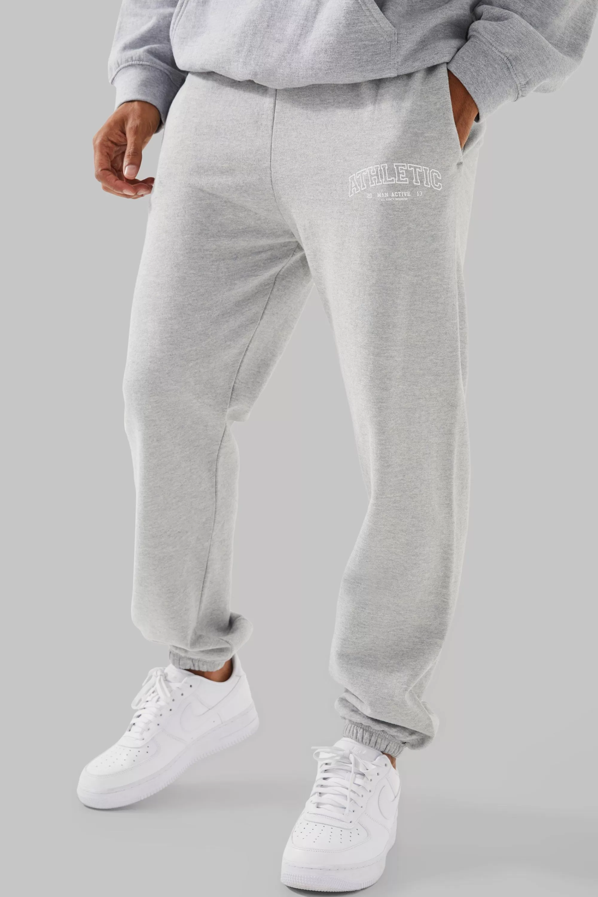 boohooMAN Man Active Athletic Joggers | UK