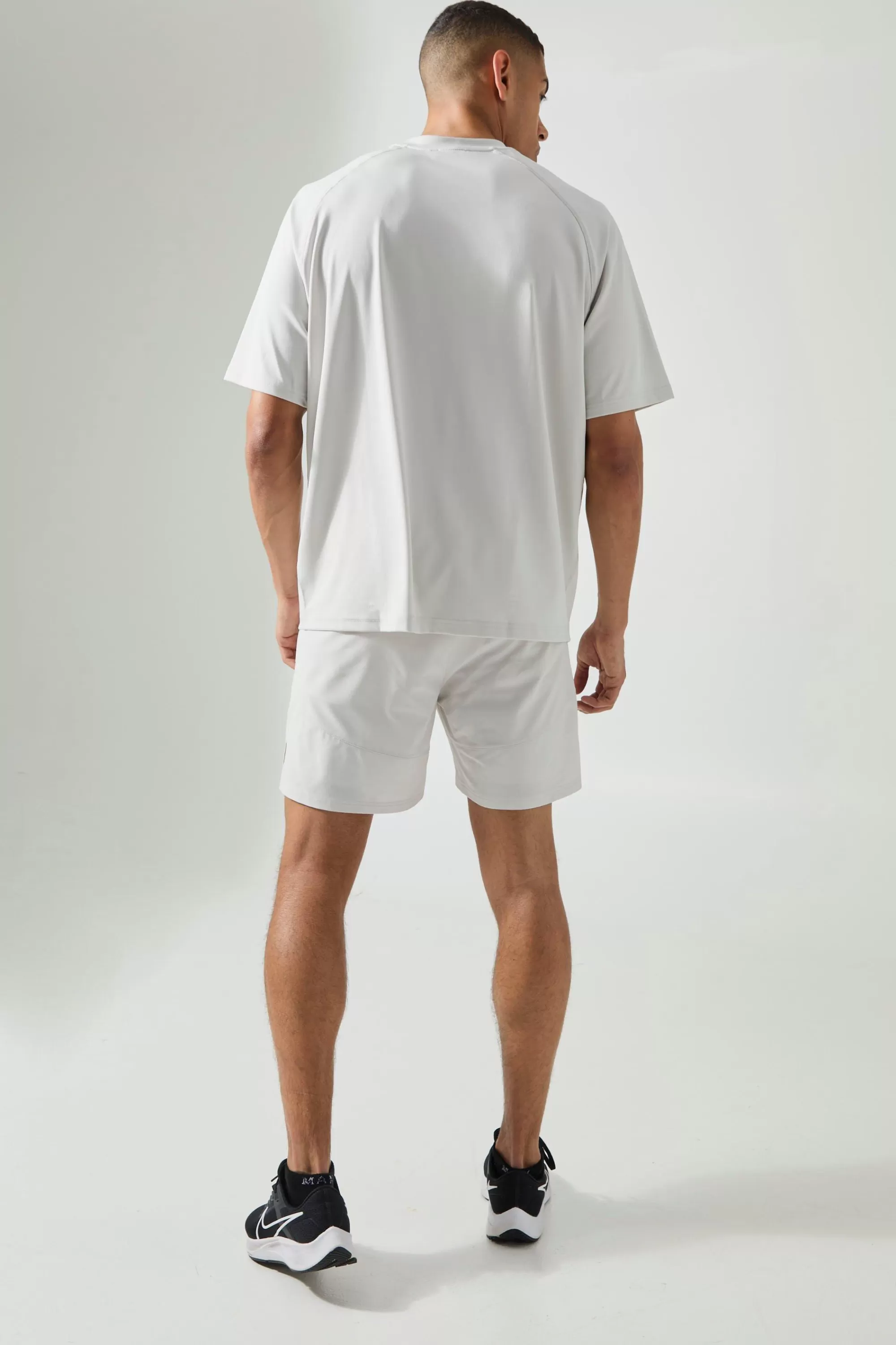 boohooMAN Man Active Camo 5inch 2 In 1 Short | UK