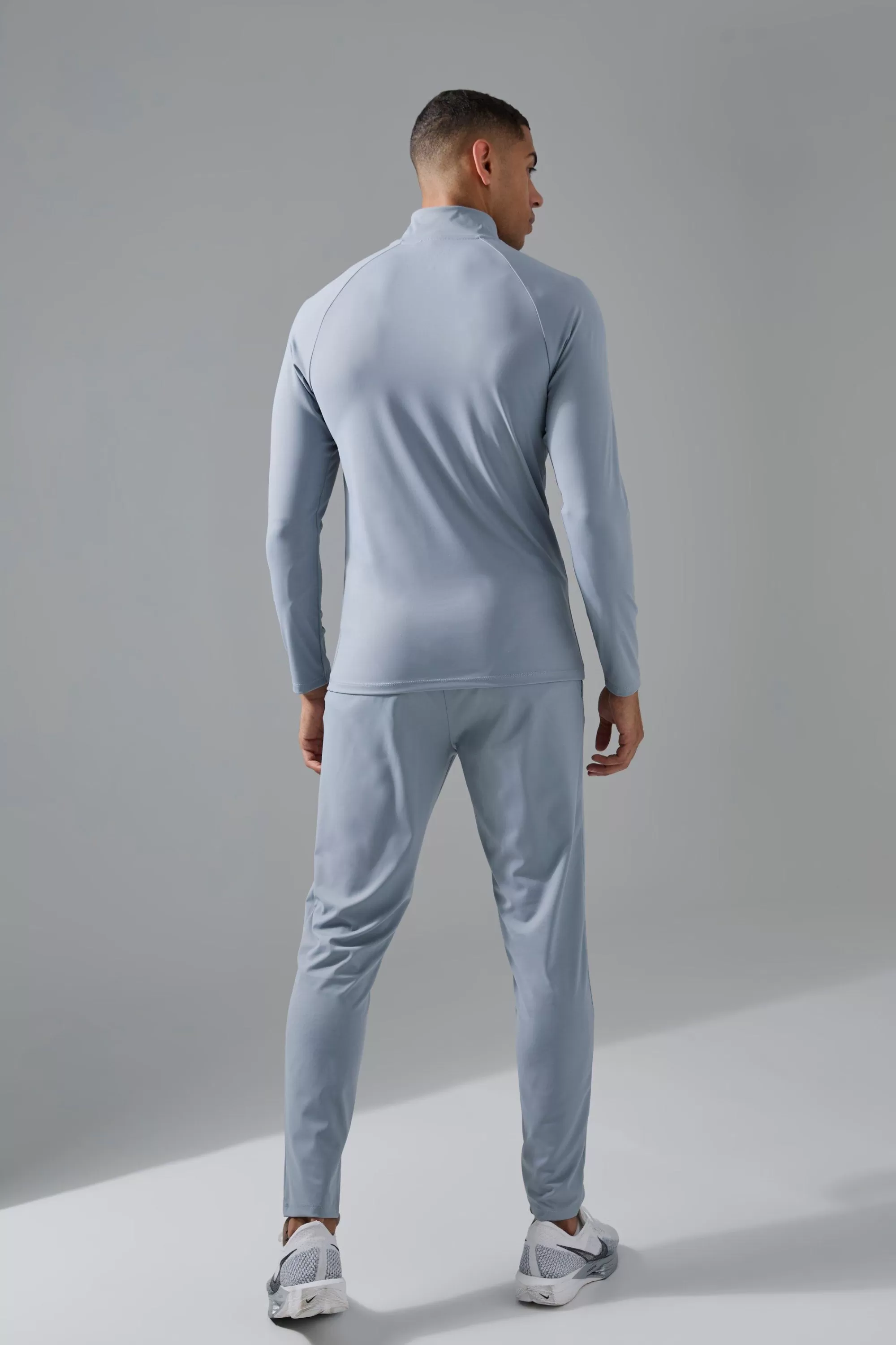 boohooMAN Man Active Gym 1/4 Zip Tracksuit | UK