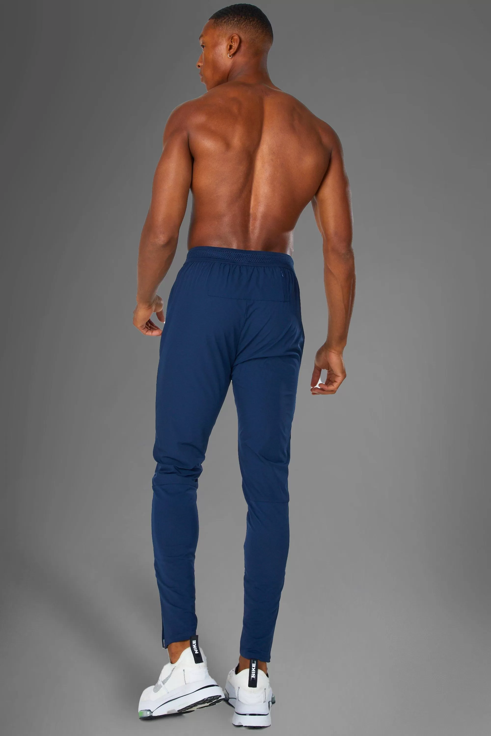 boohooMAN Man Active Gym 2 Pack Lightweight Tapered Jogger | UK
