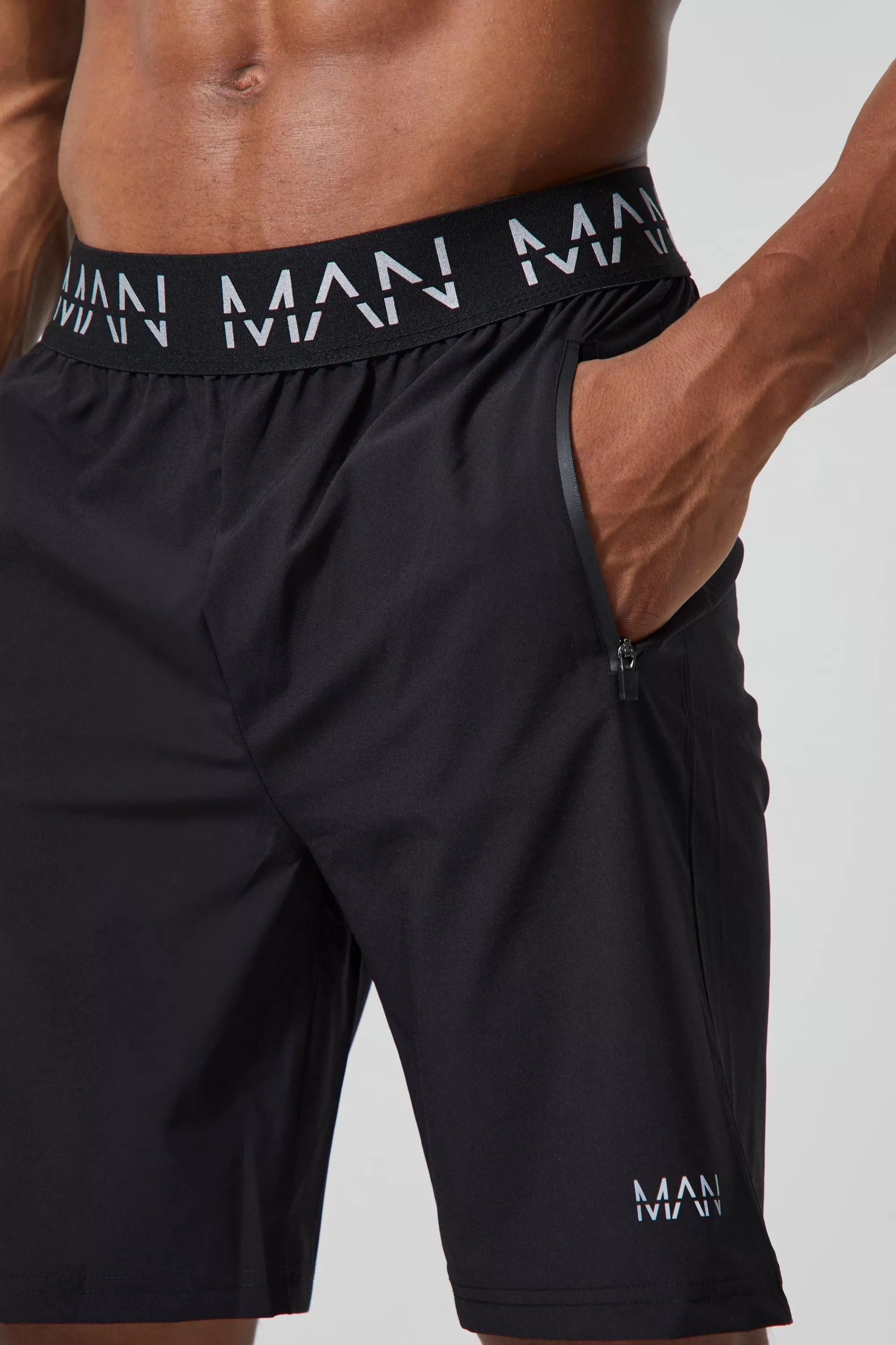 boohooMAN Man Active Gym 7inch Regular Fit 2 Pack Shorts | UK