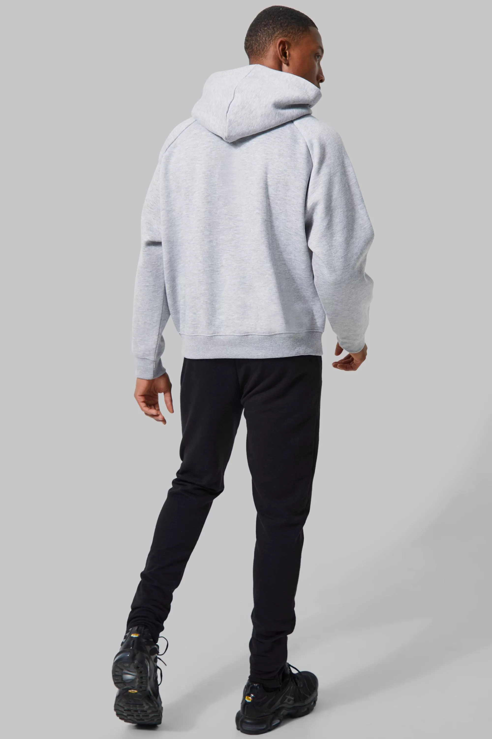 boohooMAN Man Active Gym Boxy Fit Hoodie | UK