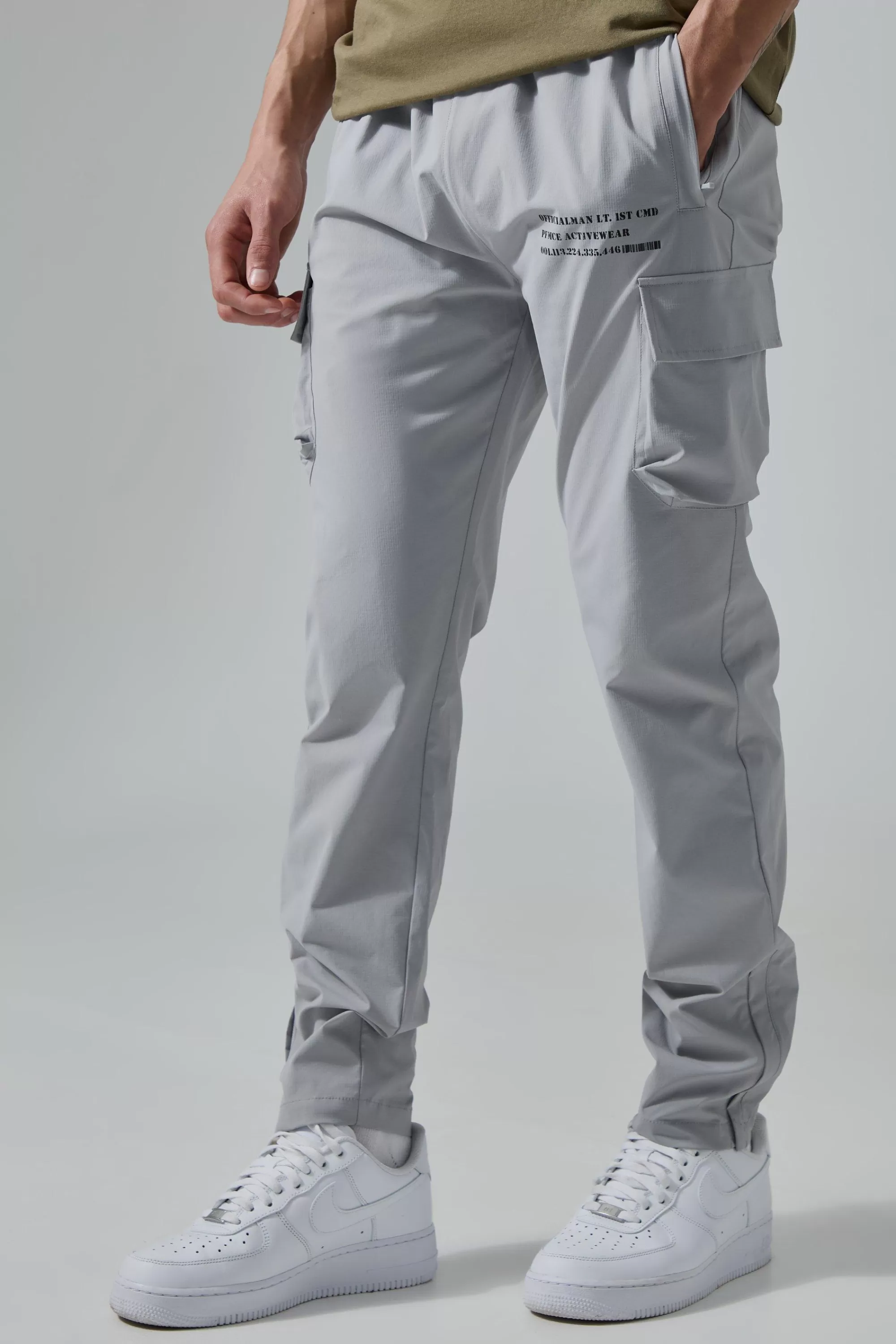 boohooMAN Man Active Gym Technical Cargo Jogger | UK